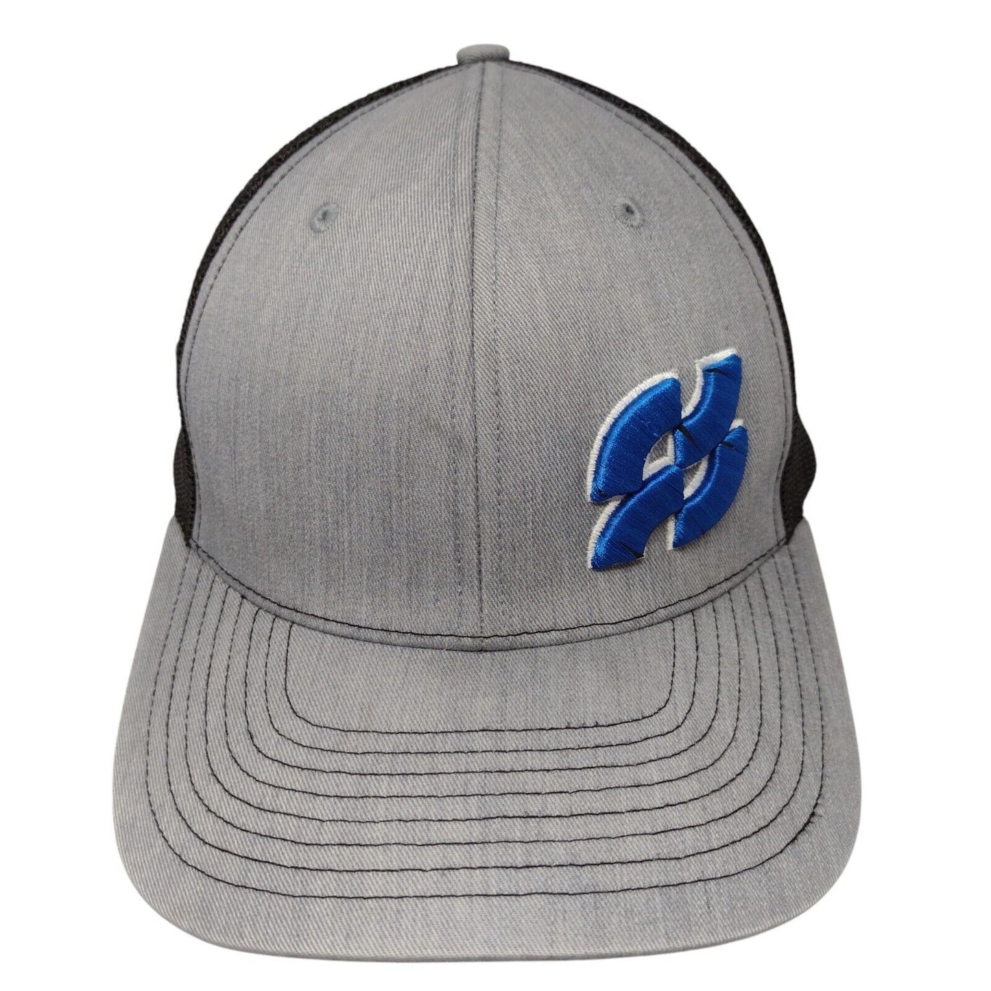 Ford Snapback Mesh Back Trucker Hat Gray OSFA Embroidered Richardson