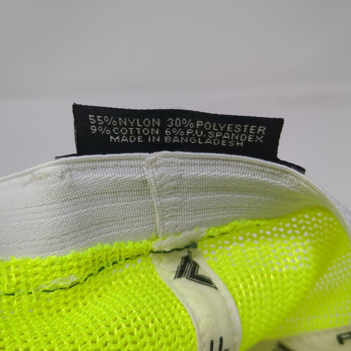 Pacific Headwear Baseball Cap Gray Yellow 7 3/8 Diamond Nation Mesh Hat 404M