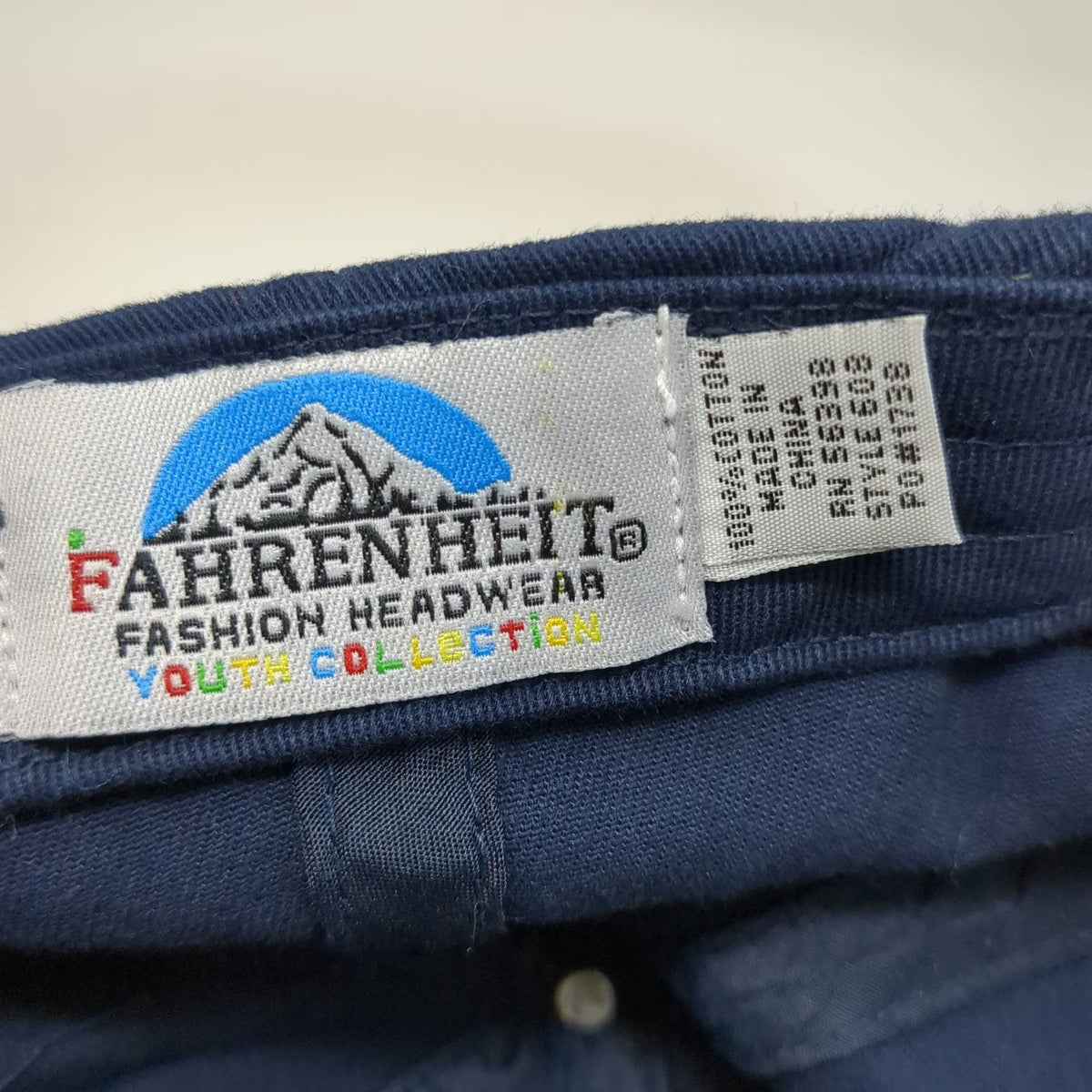 Fahrenheit Baseball Cap Blue One Size Grand Rapids MI Michigan Map Cotton Hat