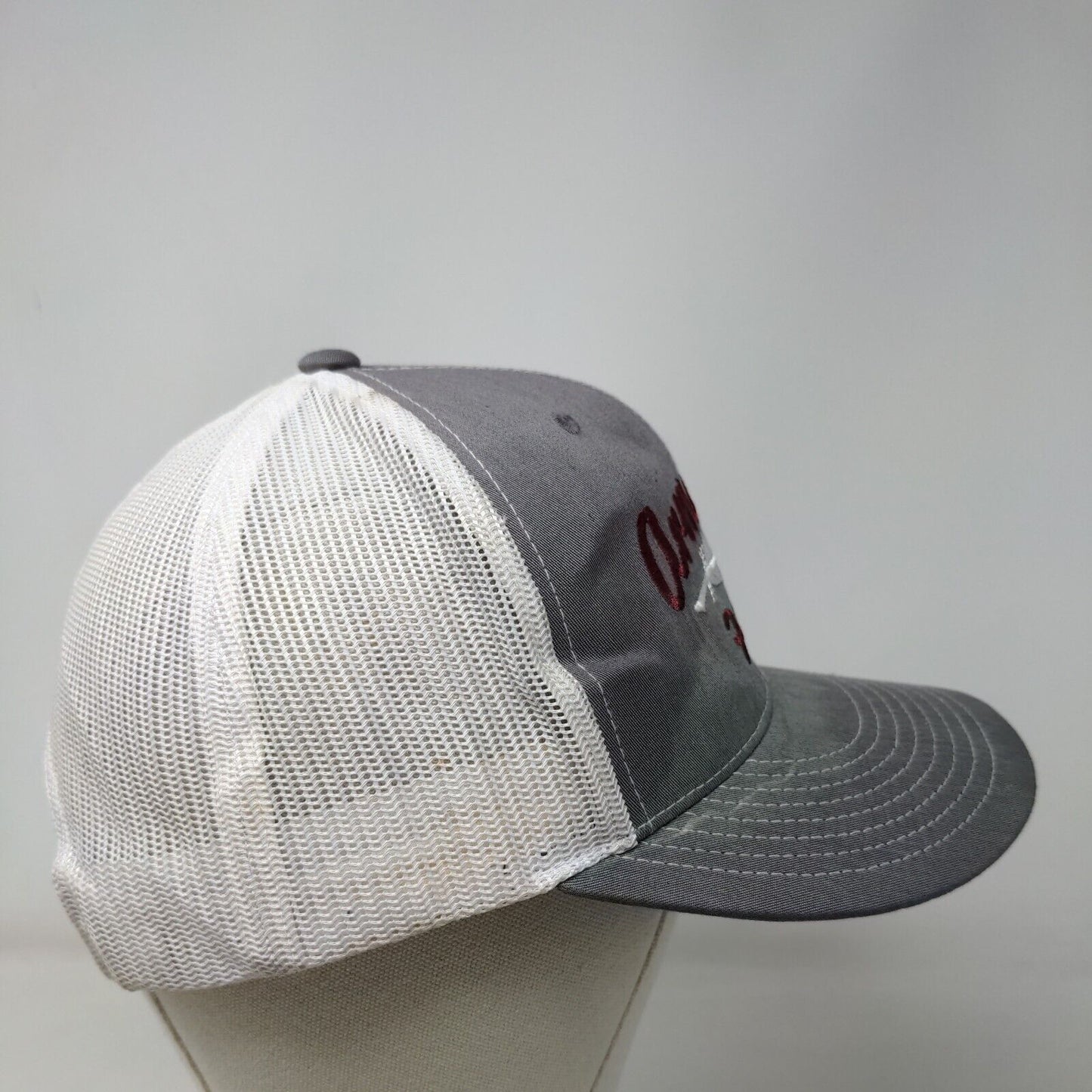 Armadillo Hat Co. Snapback Mesh Back Trucker Hat Gray One Size Pacific