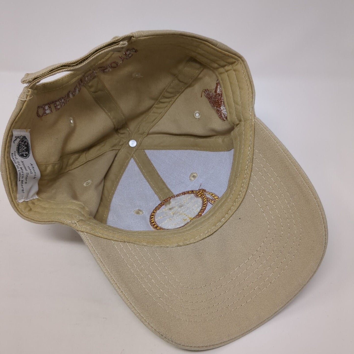 CAL Ranch Stores 50th Anniversary Georgia Boot Slideback Hat Tan OS Adjustable