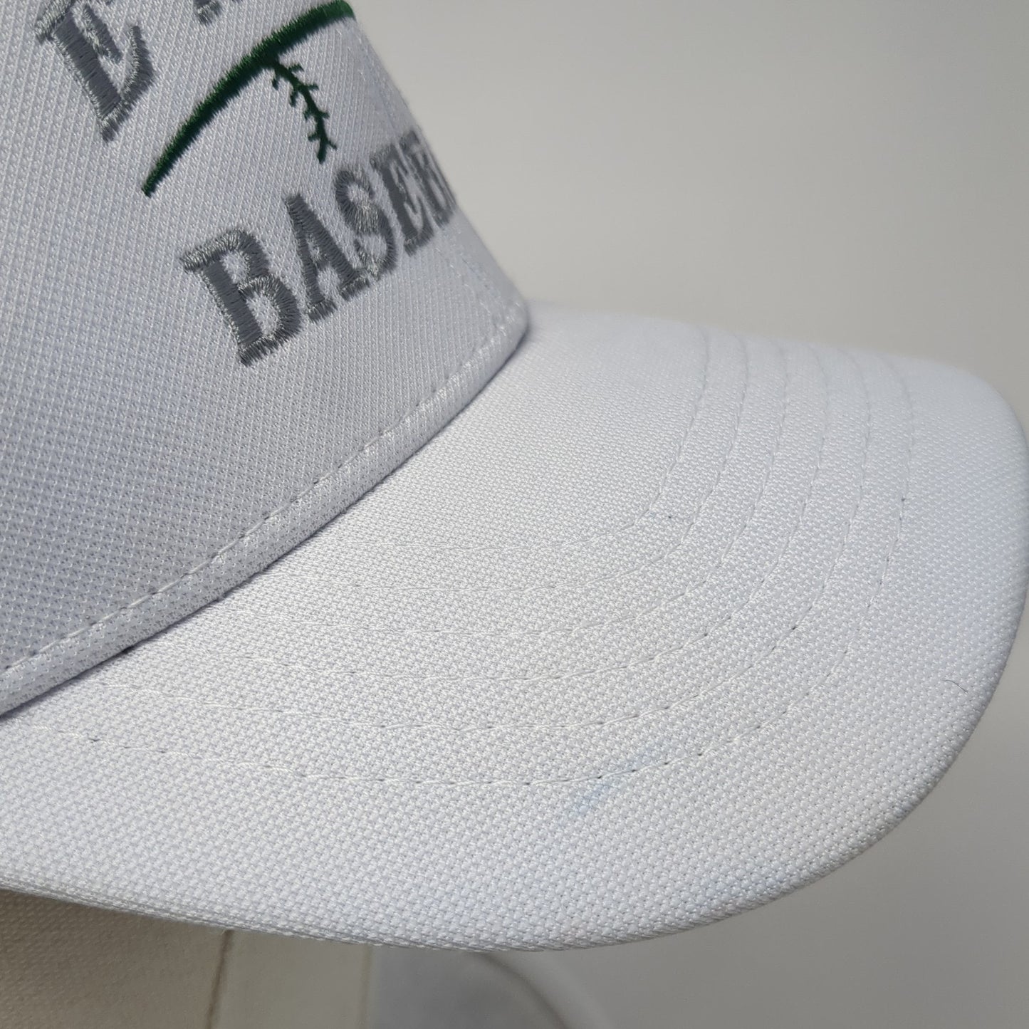 Eagle Baseball Strapback Hat White One Size Adjustable Solid Fanthread