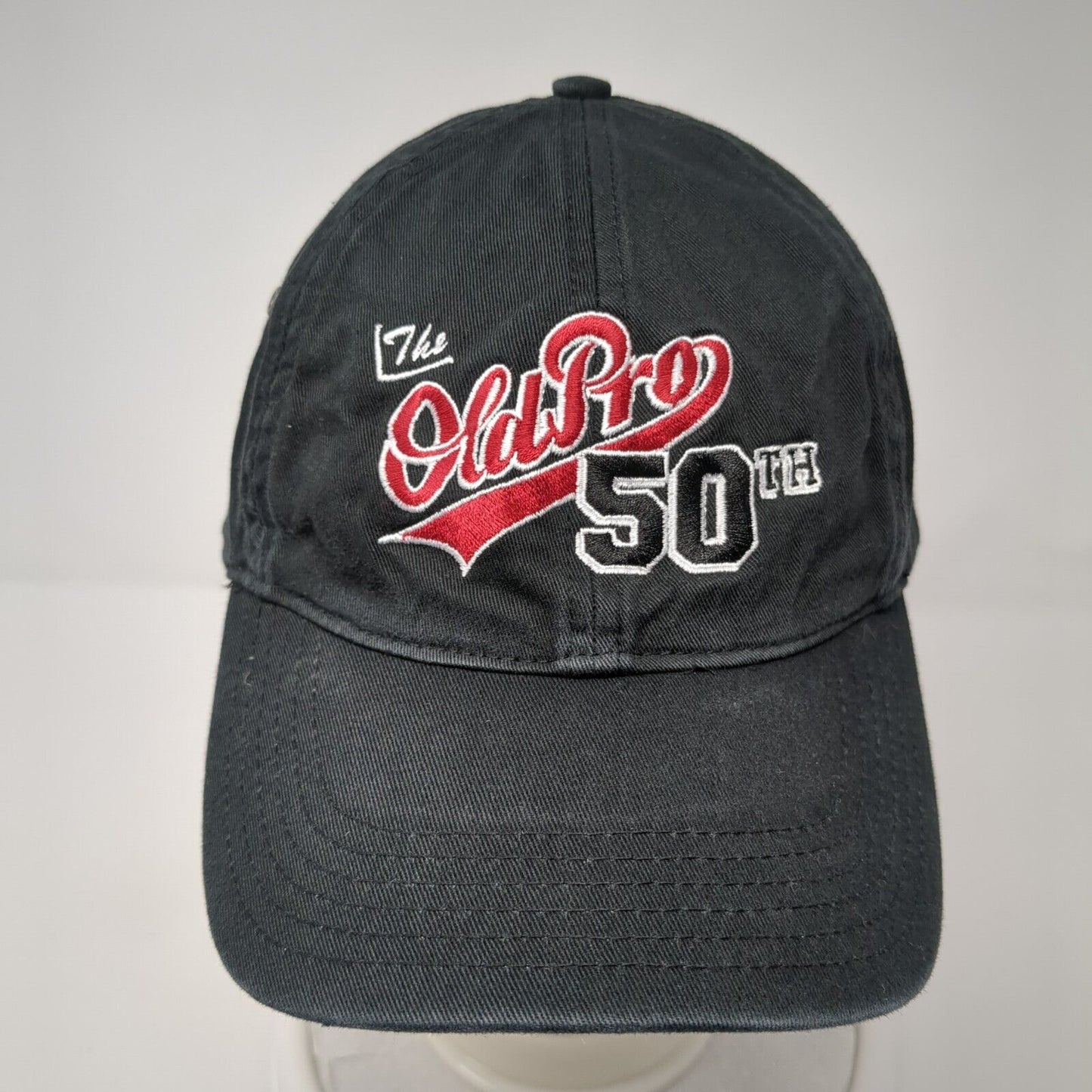 The Old Pro 50th Anniversary Slideback Hat Black One Size Richardson