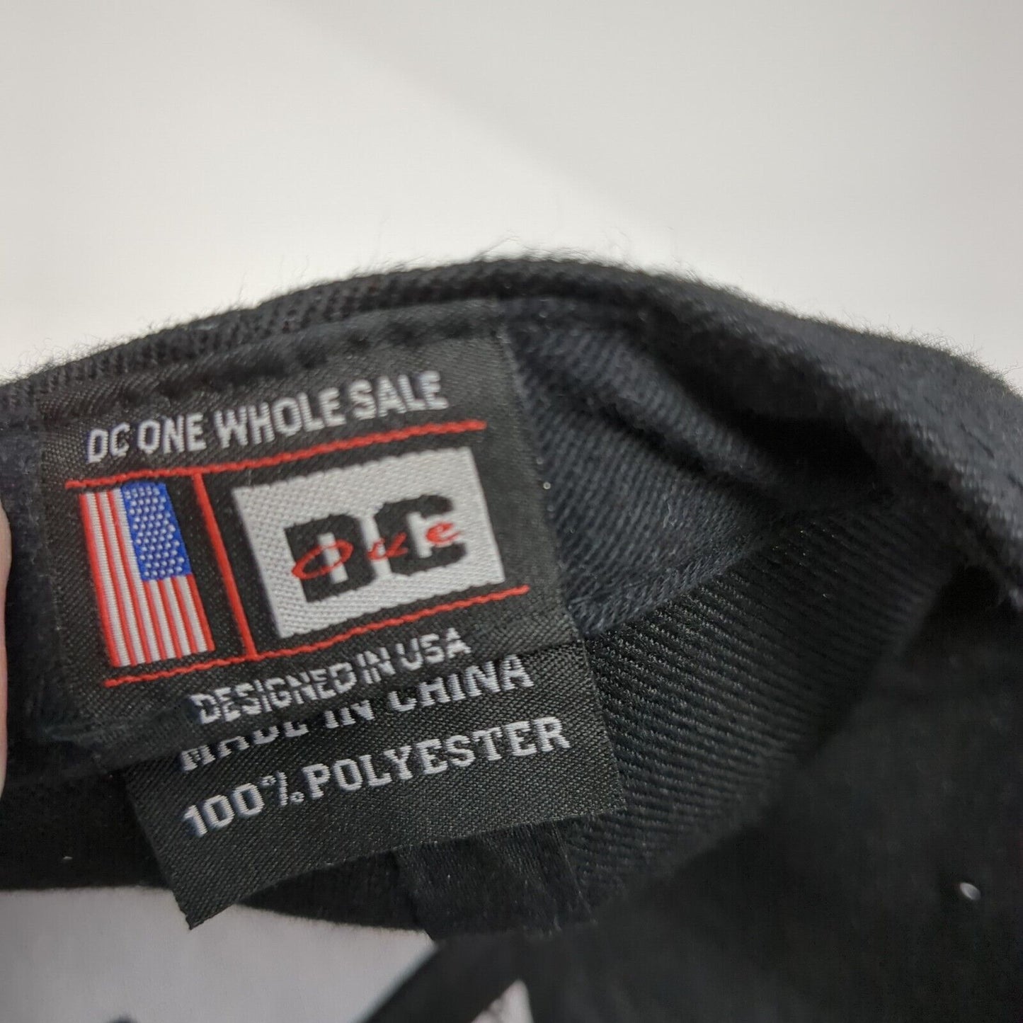 Flag of Washington D.C. Snapback Hat Black OS Adjustable Embroidered DC One