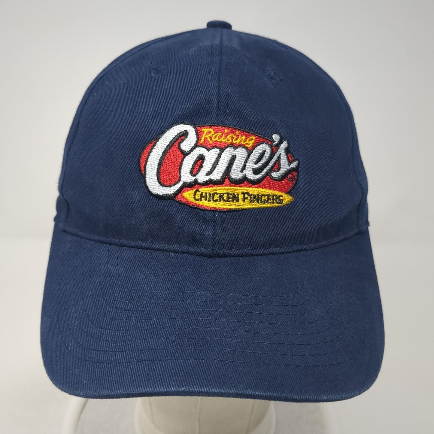 Raising Cane's Chicken Fingers Strapback Hat Blue One Size Adjustable