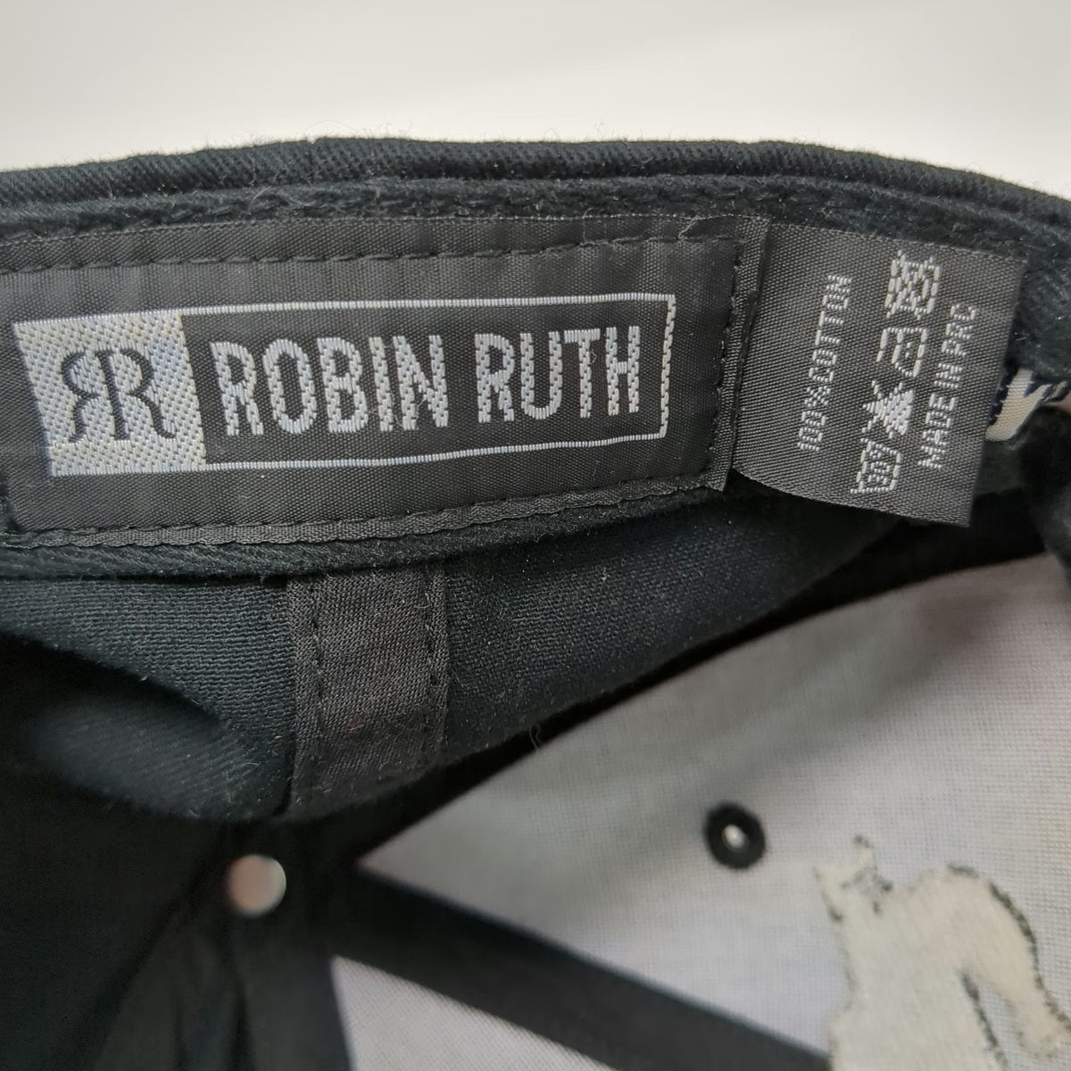 Robin Ruth Costa Rica Baseball Cap Black One Size Map Pura Vida Strapback Hat