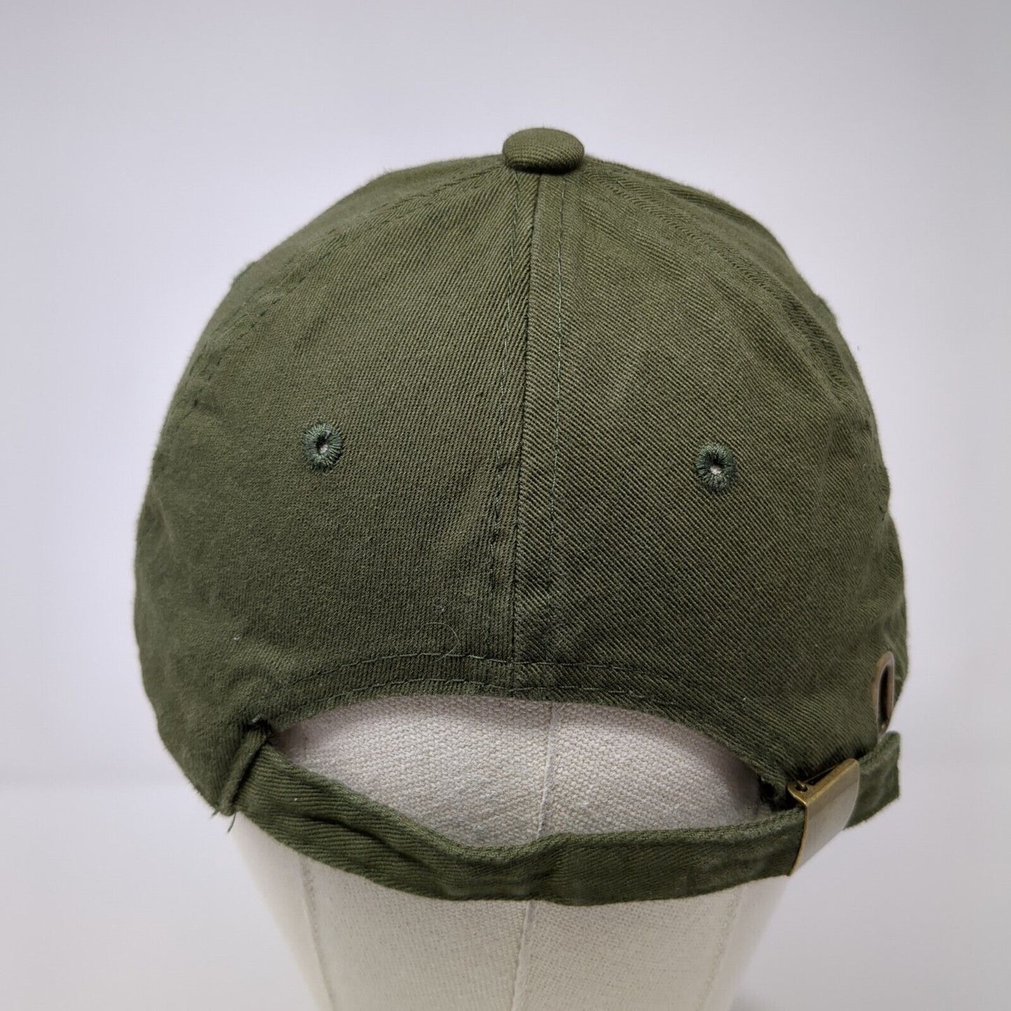 Ethos Slideback Hat Green One Size Adjustable Solid Blank 6 Panel