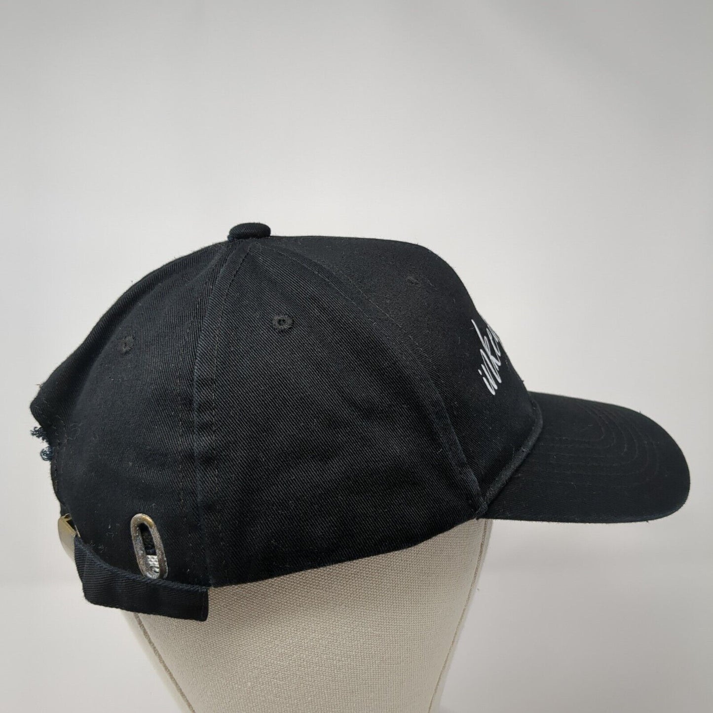Inked Beauty Bar Slideback Hat Black One Size Adjustable Graphic Print Cotton