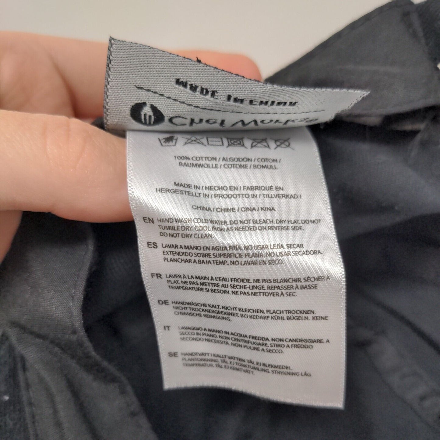 Chef Works Slideback Hat Black One Size Adjustable 6 Panel Blank