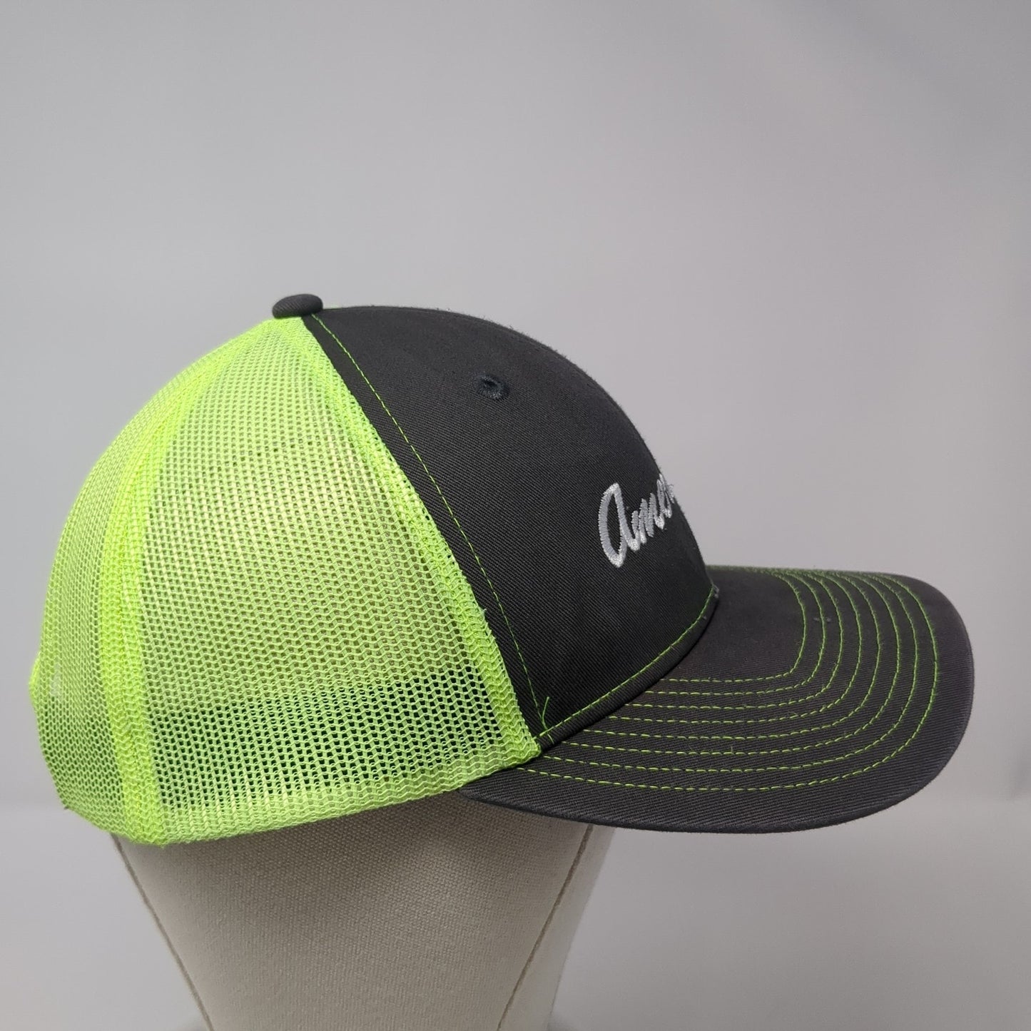 American Snapback Trucker Hat Multicolor OS Adjustable Mesh Back Port Authority