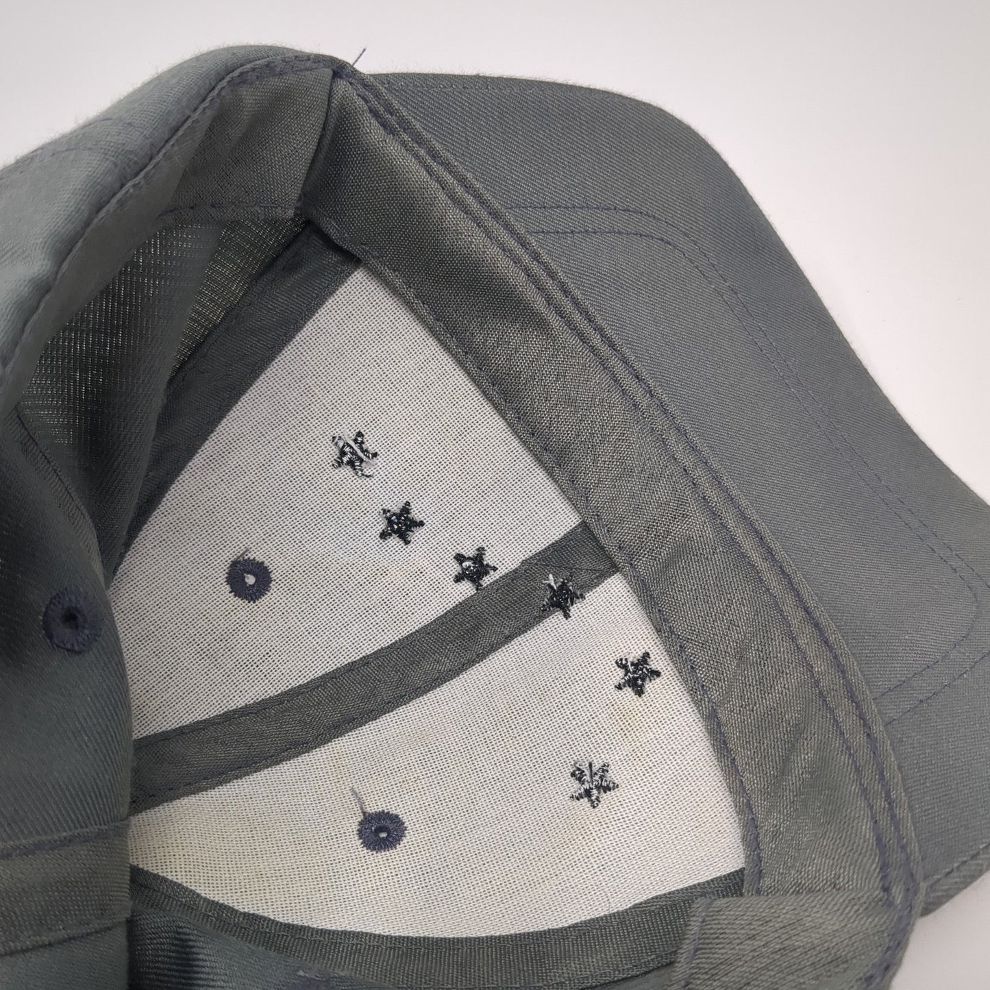 Alaska Strapback Baseball Cap Gray One Size Adjustable Embroidered Patriotic