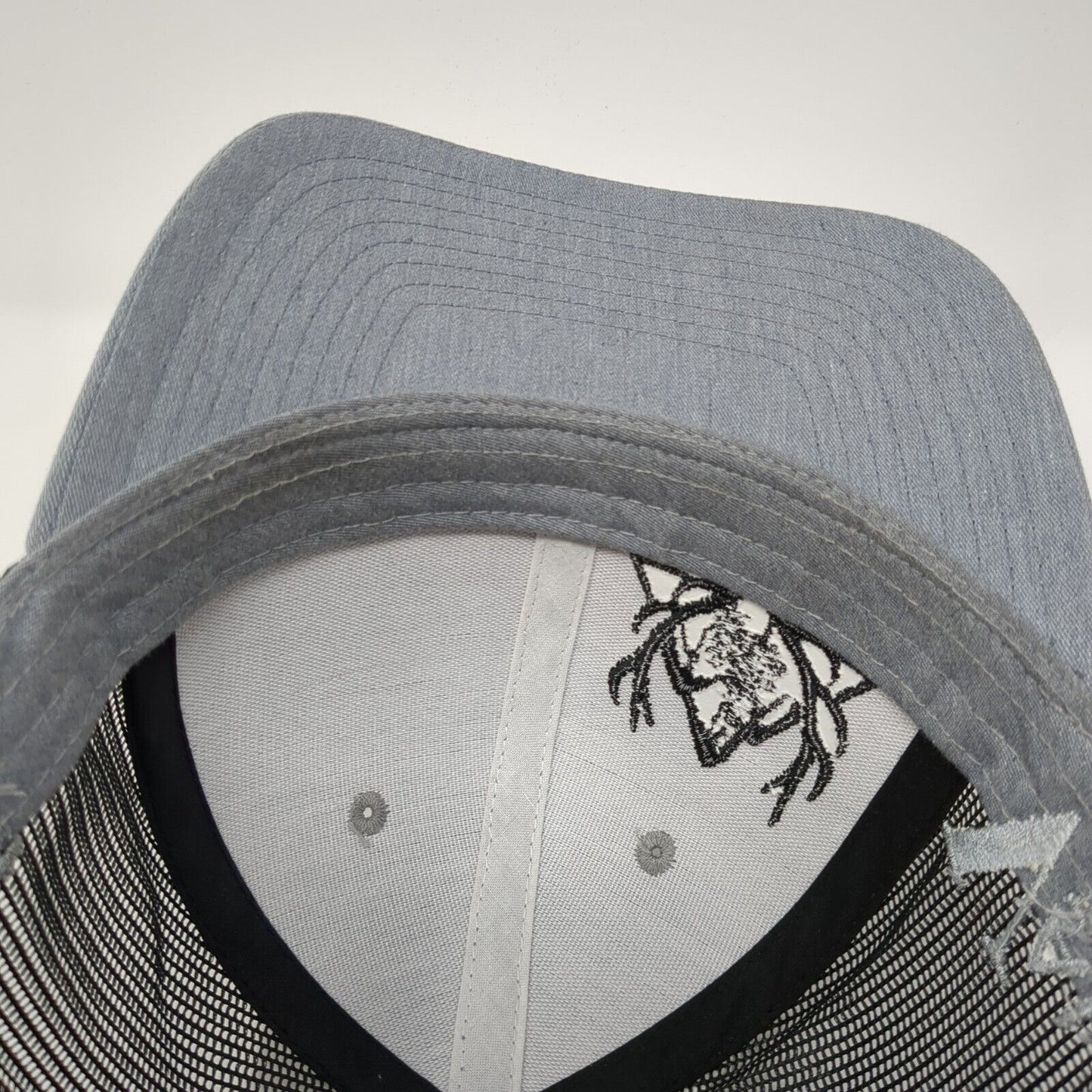 43rd Exposure Valor Trailers Snapback Trucker Hat Gray One Size Mesh Back