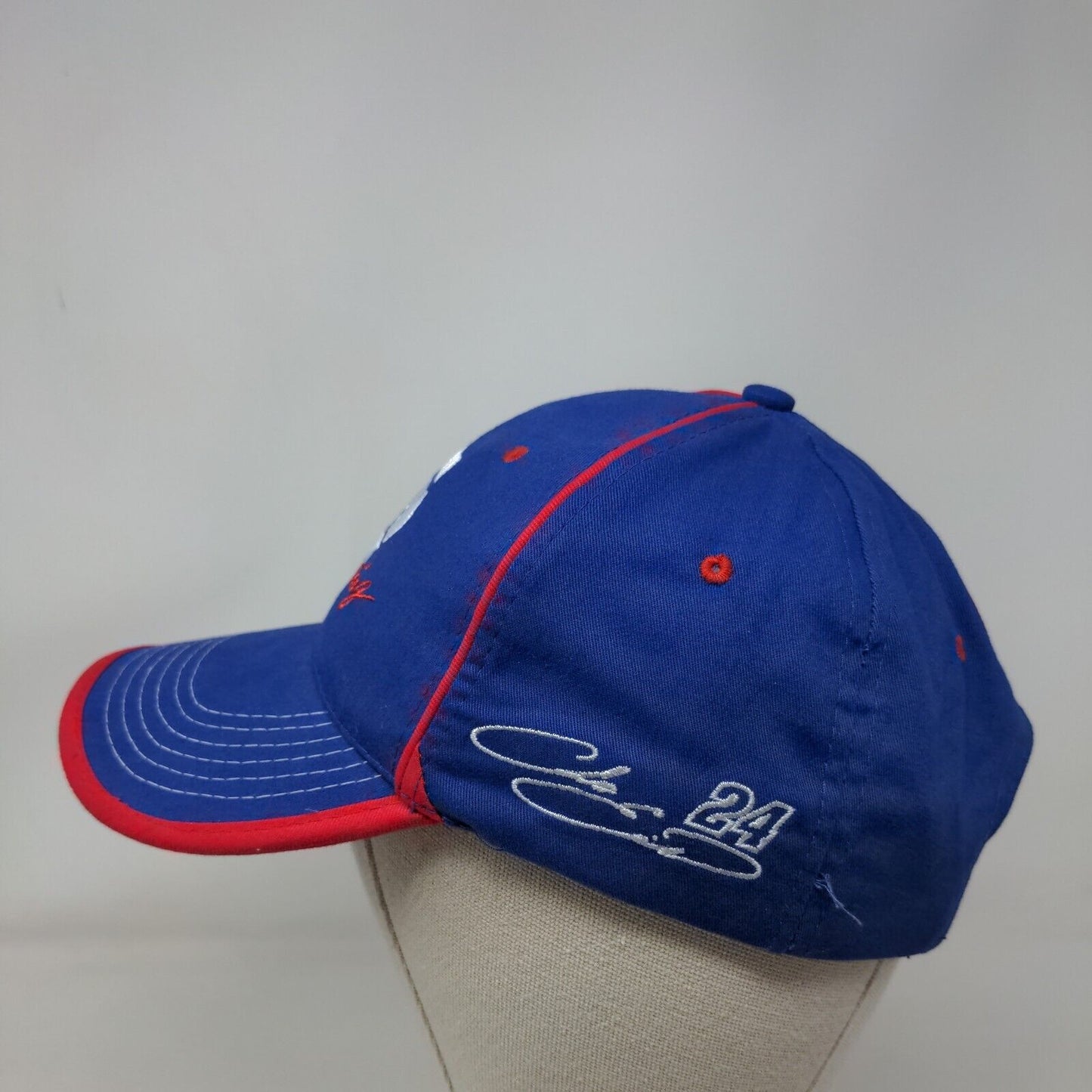 NAPA Racing Strapback Hat Blue Chase Elliot #24 Ron Capps #28 Embroidered Logo