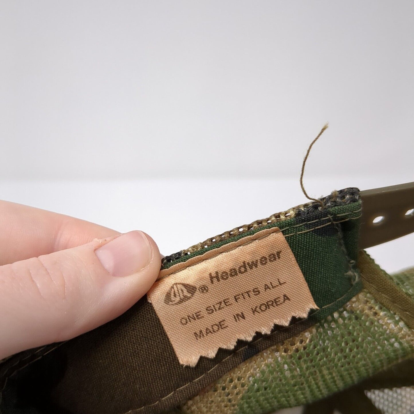 YoungAn Strapback Trucker Hat Camouflage One Size Adjustable Mesh Back Blank