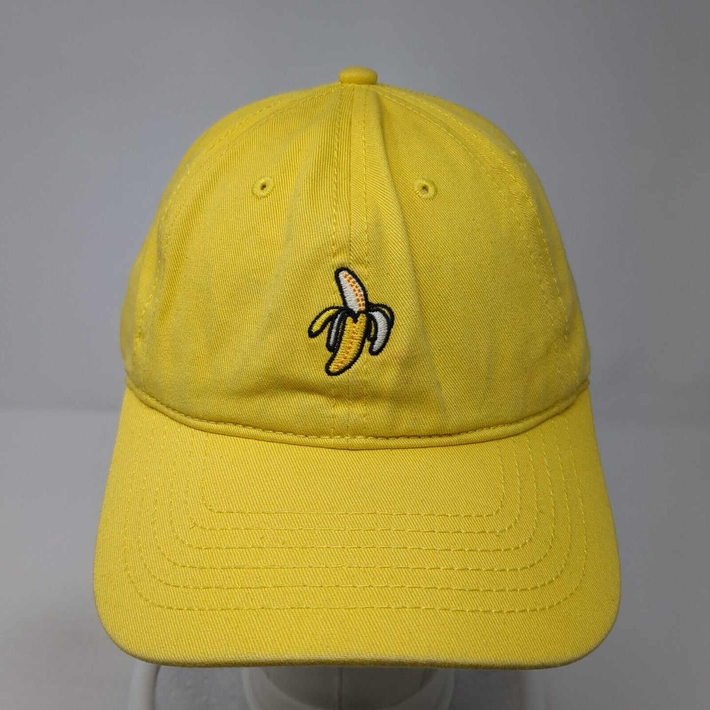 Banana Strapback Hat Yellow One Size Adjustable Embroidered Forever 21