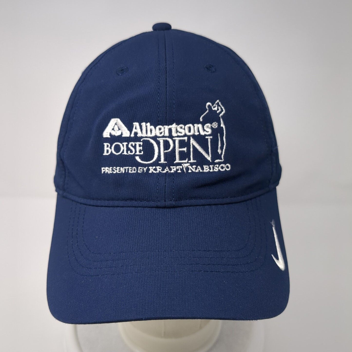 Albertsons Boise Open Kraft Nabisco Strapback Hat Blue One Size Swoosh Nike Golf
