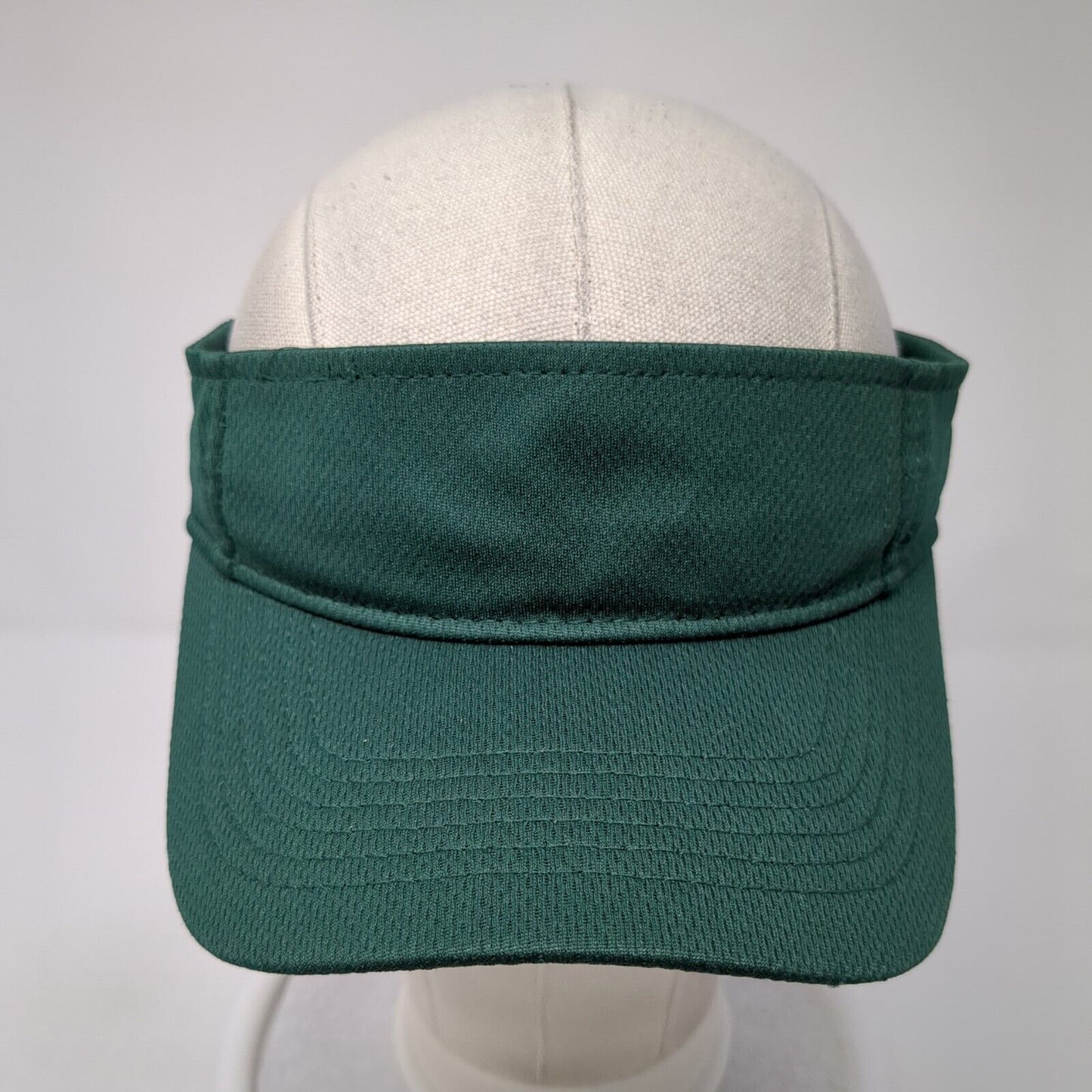 Sport-Tek Golf Sun Visor Hat Green One Size Adjustable Lightweight Blank