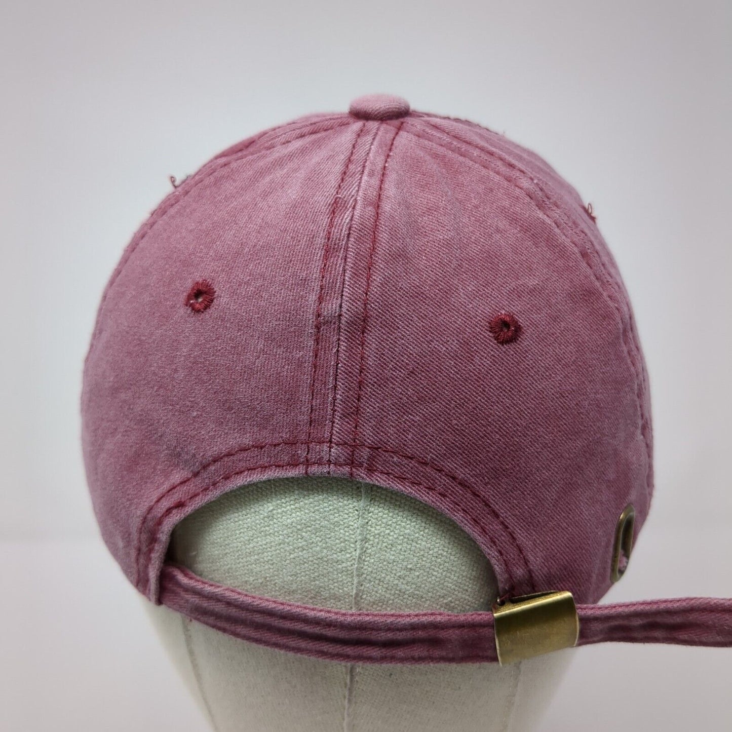 NYC New York City Slideback Hat Red One Size Adjustable Embroidered