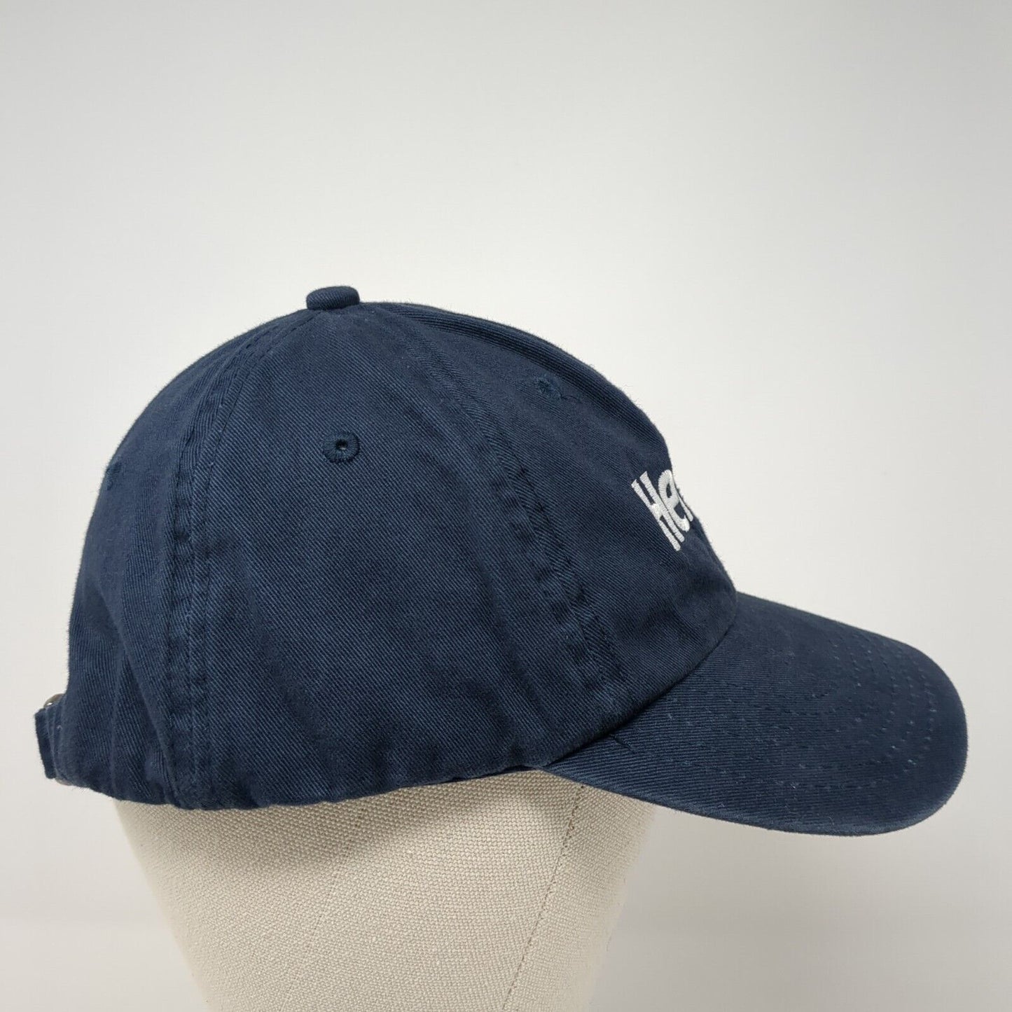 Henry Slideback Hat Blue One Size Adjustable Embroidered 6 Panel Apollo USA