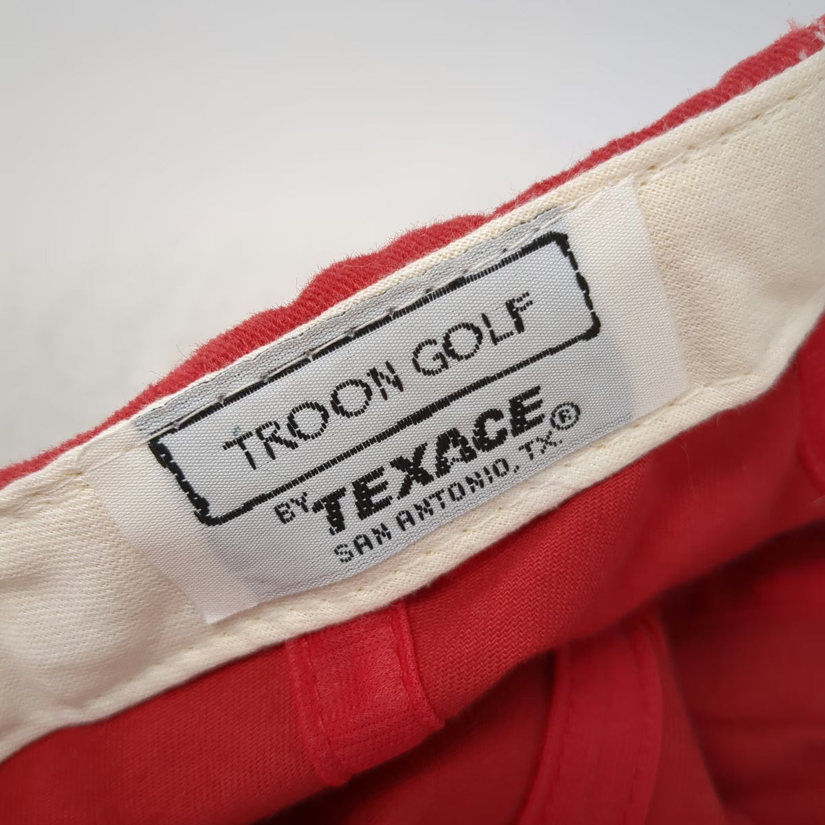 Troon Golf Old Works Cap Red Jack Nicklaus Golden Bear Slideback Hat Vintage