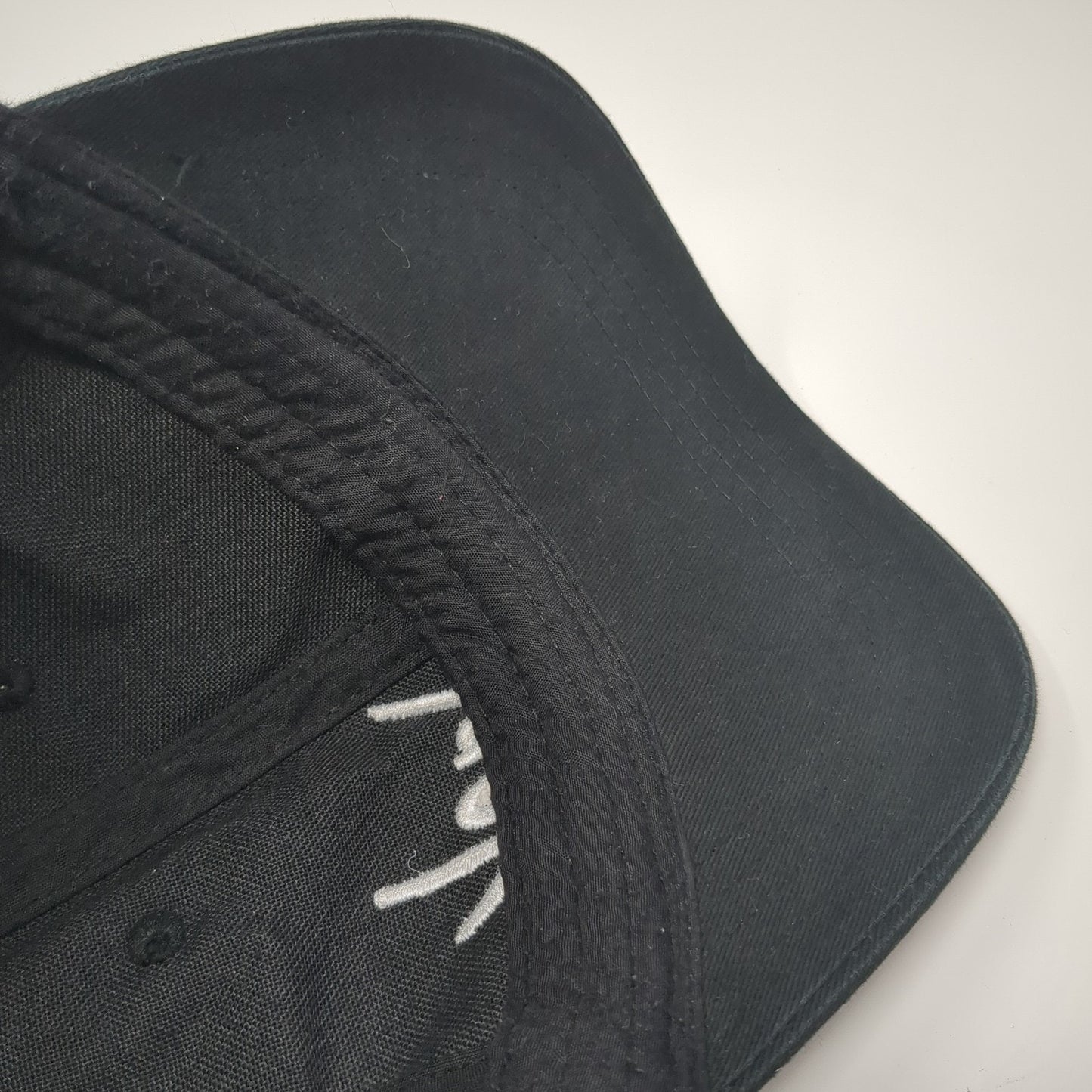 Jack Strapback Hat Black One Size Adjustable Embroidered Solid 6 Panel