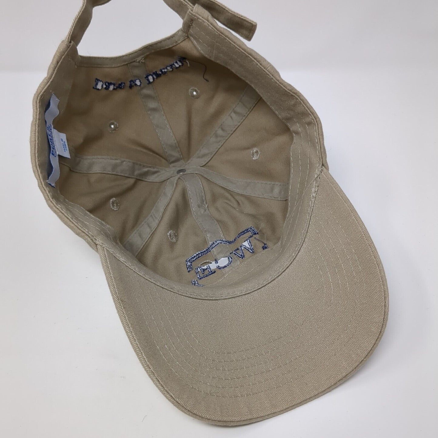 WCE Dare To Dream Slideback Hat Tan One Size Adjustable 6 Panel Port & Company