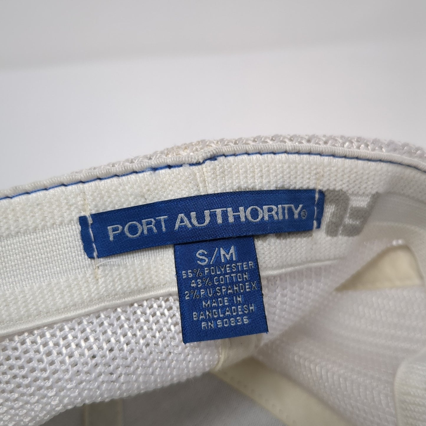 Farmore of Idaho Fitted Mesh Back Trucker Hat Blue Medium Port Authority