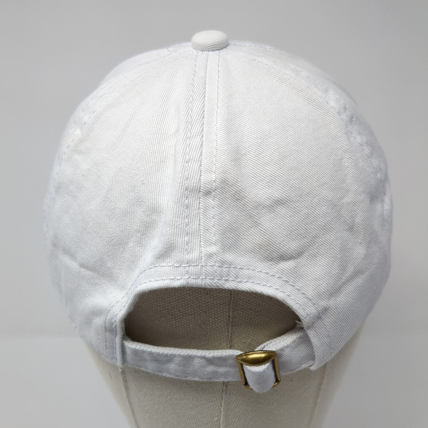 Peace Sign Slideback Hat White One Size Embroidered Patriotic David And Young