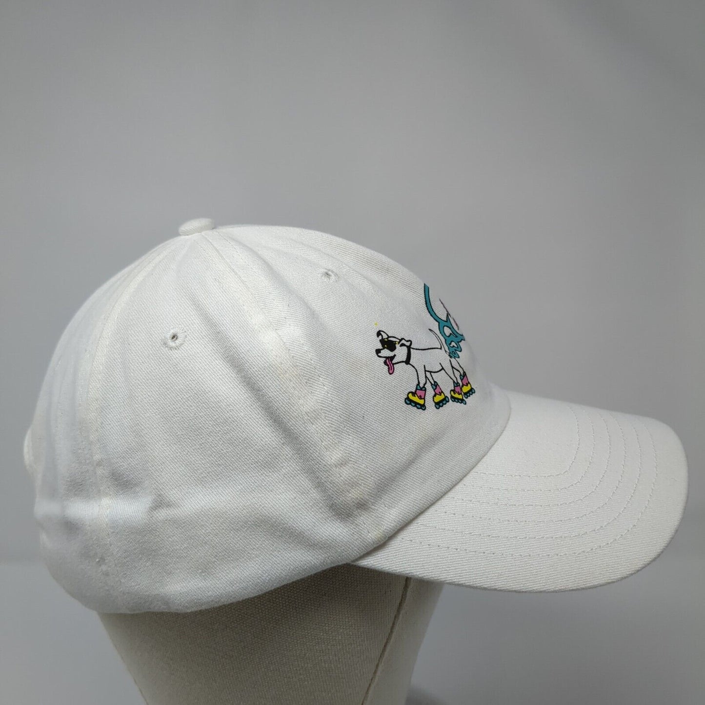 Pit Viper Holesale Slideback Hat White OS Adjustable Dog Print BIG X Cotton