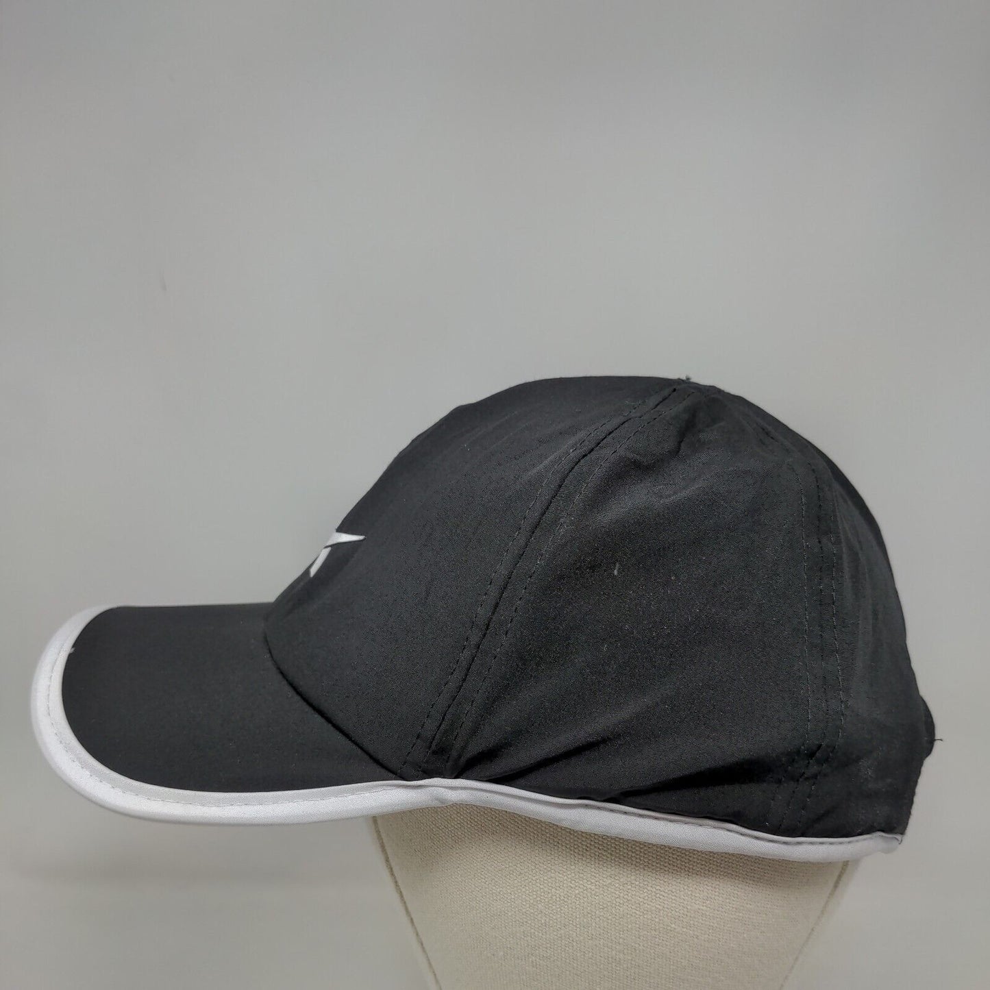Arctic Cool Strapback Hat Black One Size Adjustable Embroidered Logo