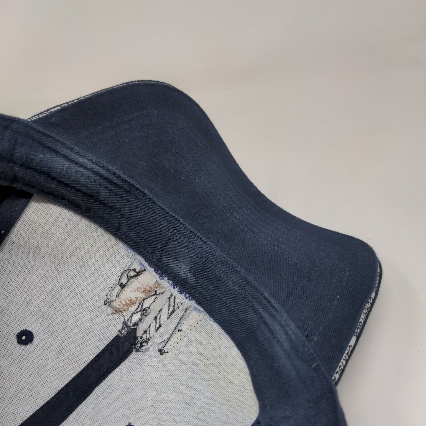 North Carolina Strapback Hat Blue One Size Adjustable Embroidered Oconnor Caps