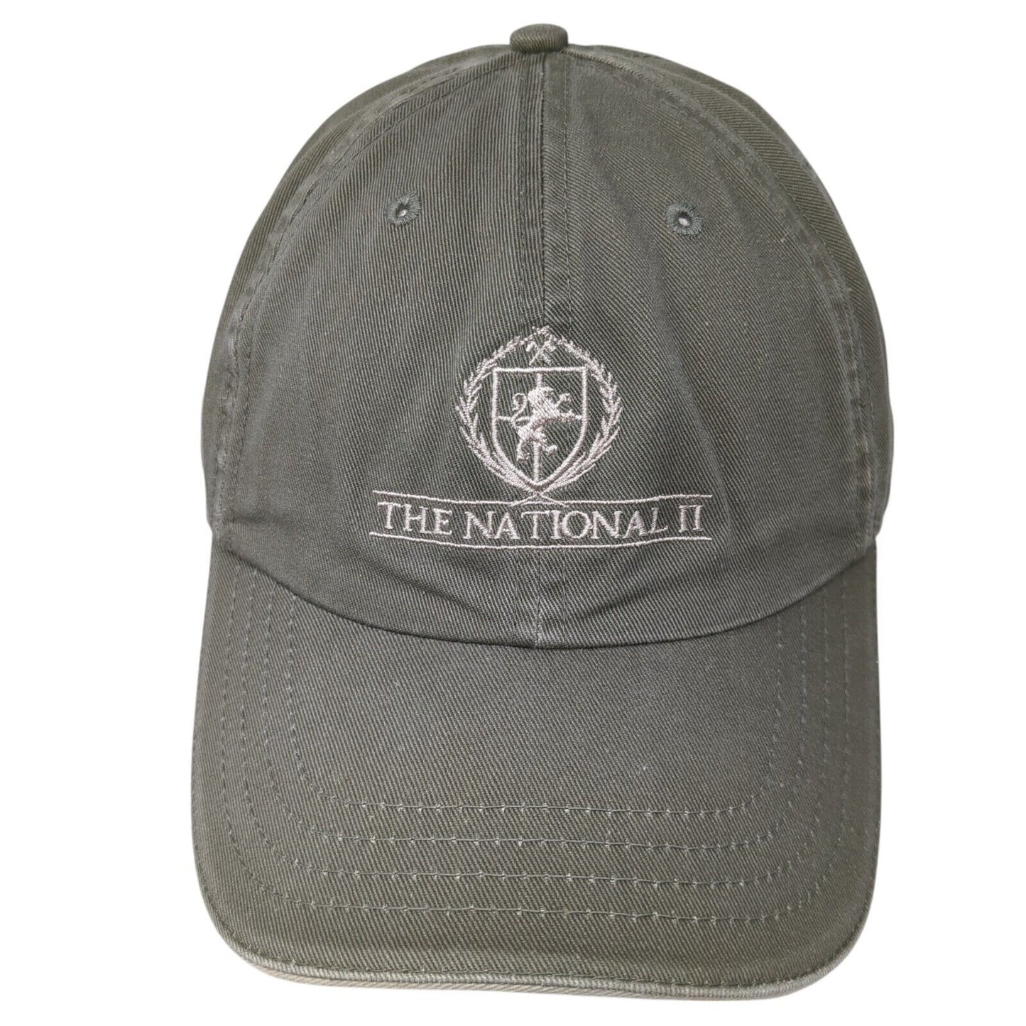 The National II The Deuce Slideback Hat Green OS Adjustable American Dry Goods