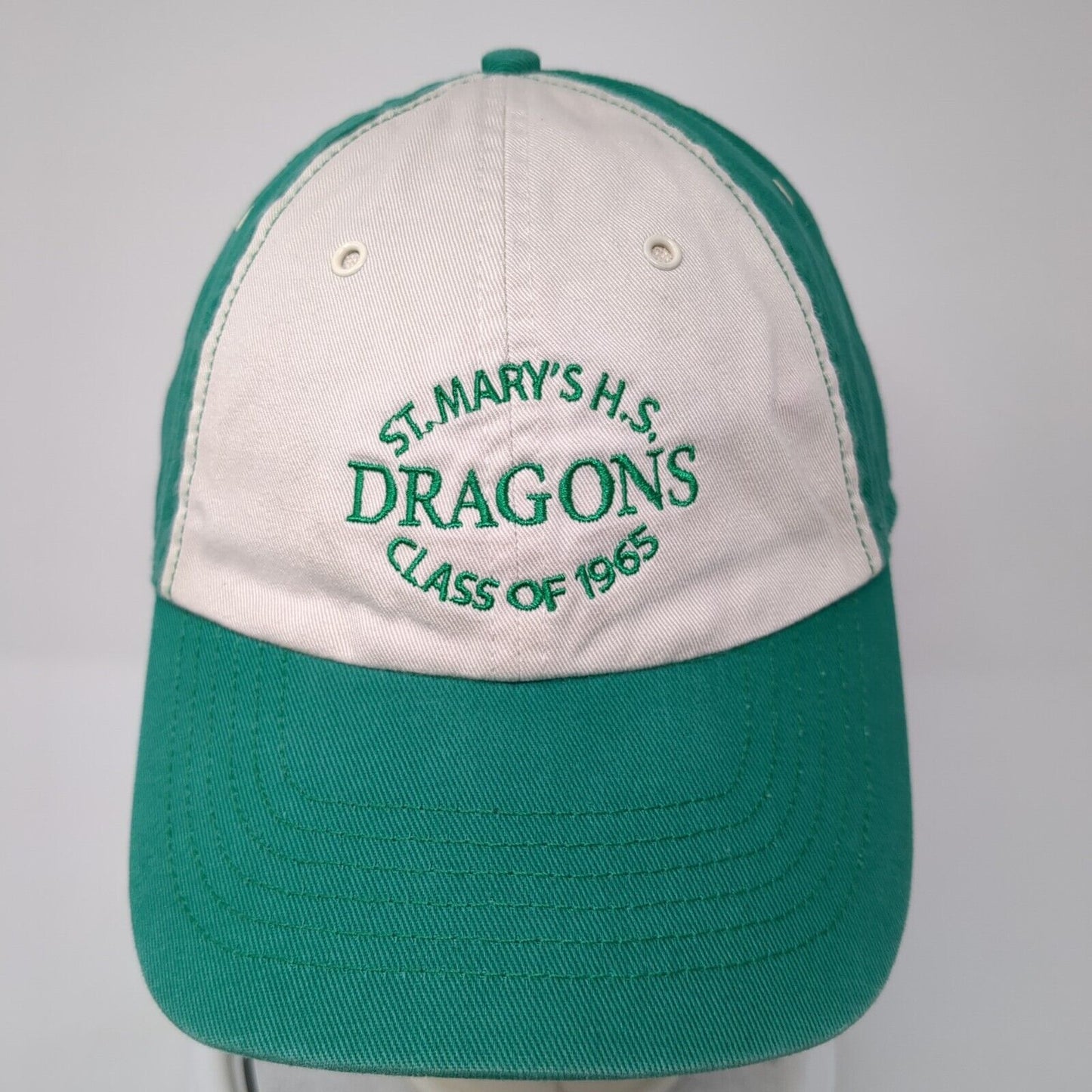 St. Mary's HS Dragons Class Of 1965 Slideback Hat Green OS Adjustable zkapz