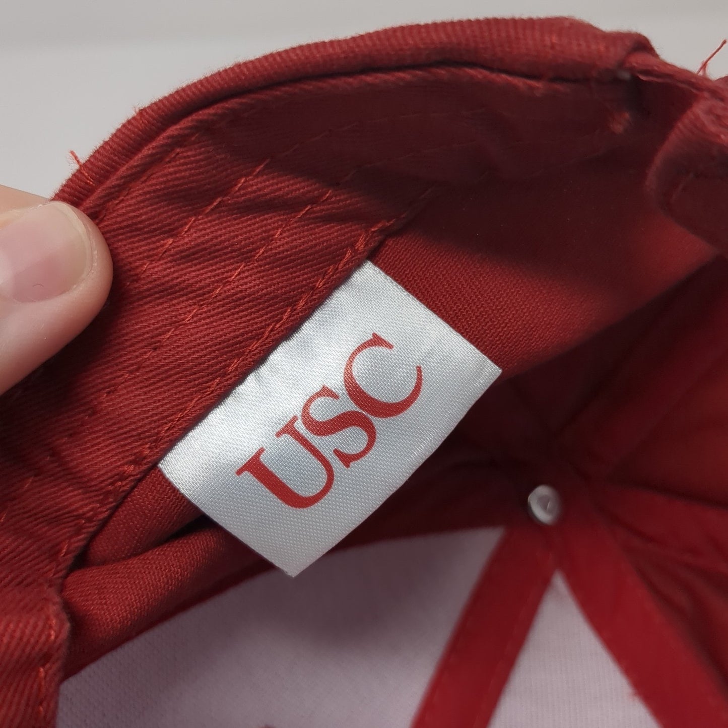 Trojan Family Weekend Baseball Cap Red One Size Adjustable Embroidered USC