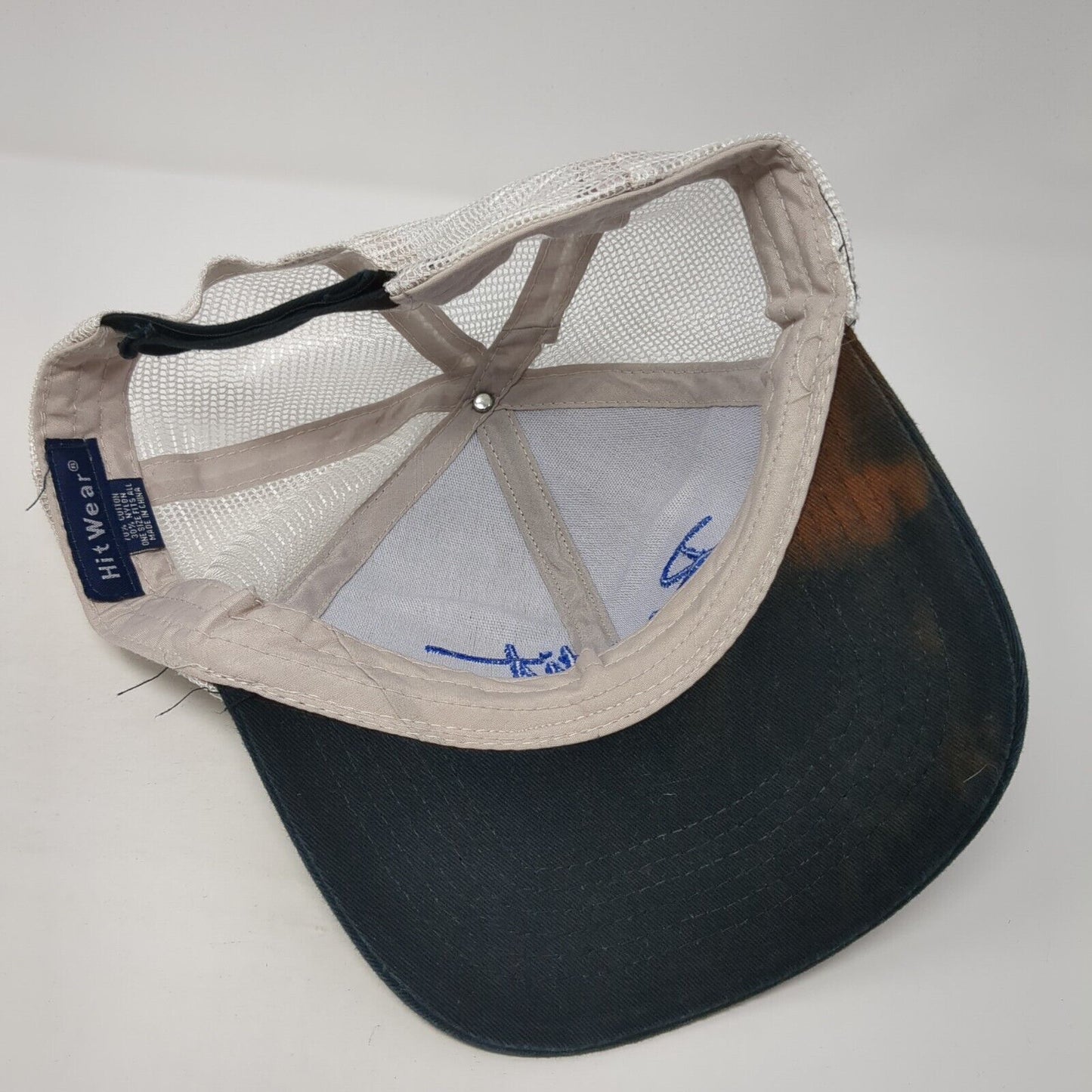 Bandit Lites Strapback Trucker Hat Black One Size Adjustable Mesh Back Hit Wear