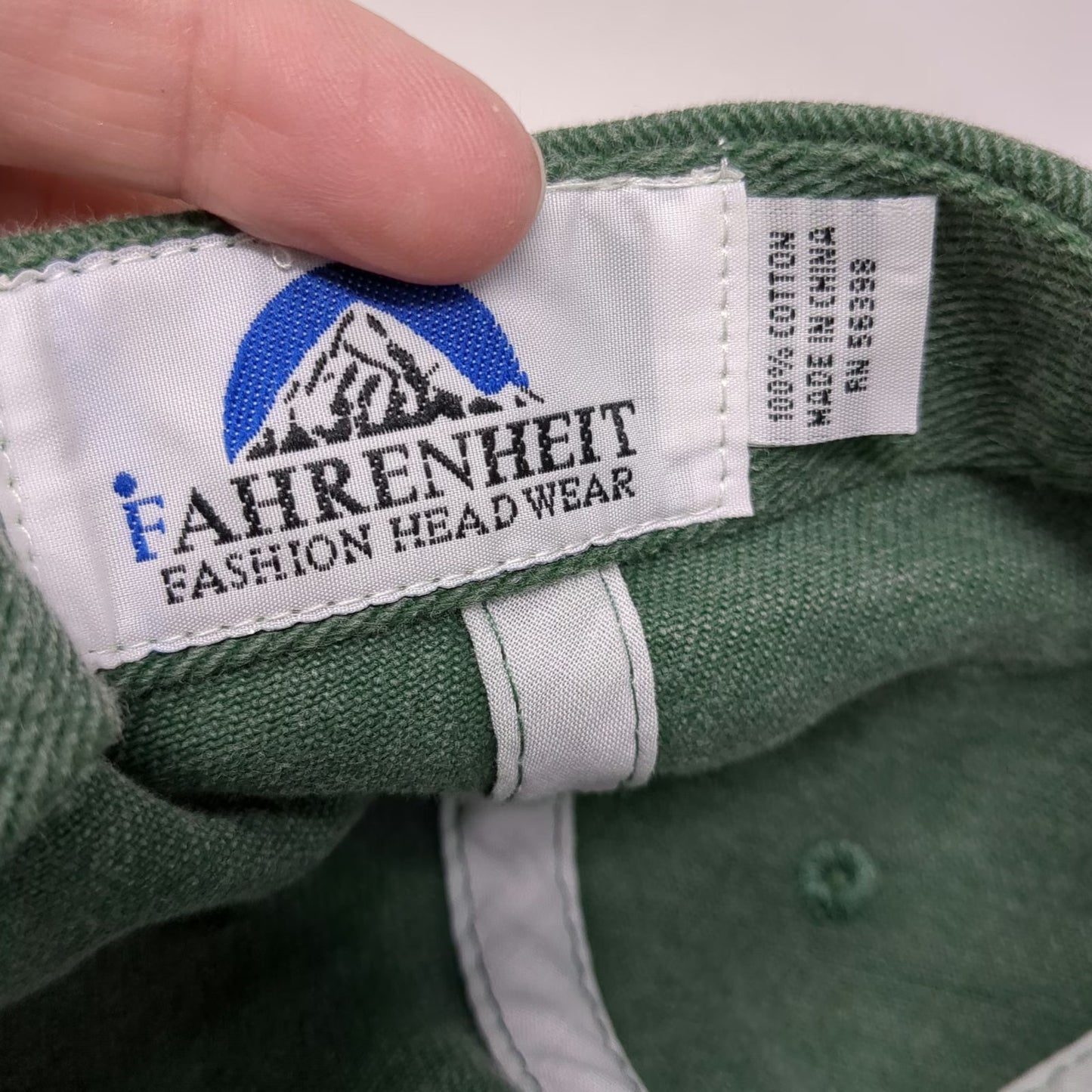 Fahrenheit Baseball Cap Green One Size Elderhostel Explore World Map Cotton Hat