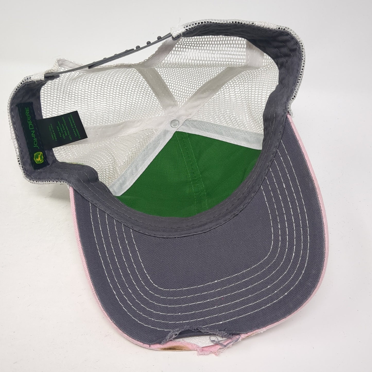 Campbell Tractor Co. Snapback Trucker Hat Multicolor One Size John Deere