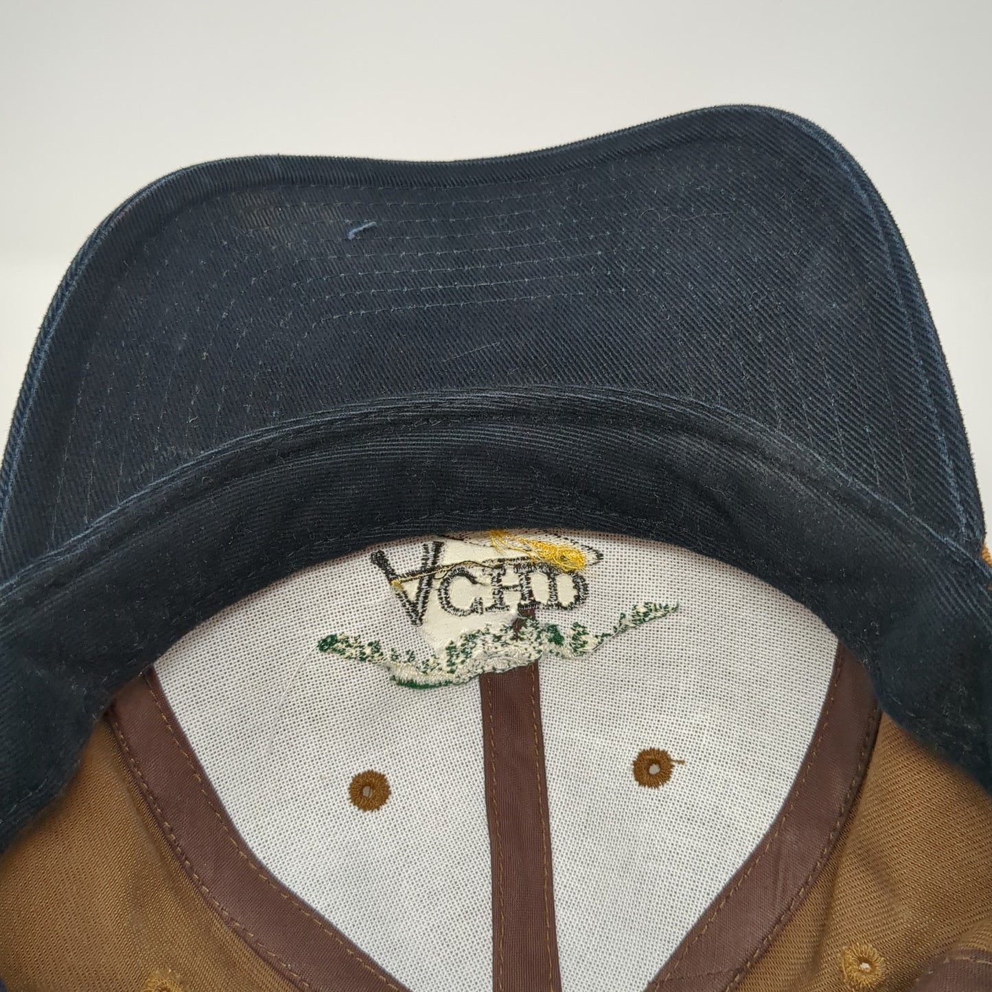 ACHD Committed to Service Strapback Hat Brown One Size Colorblock