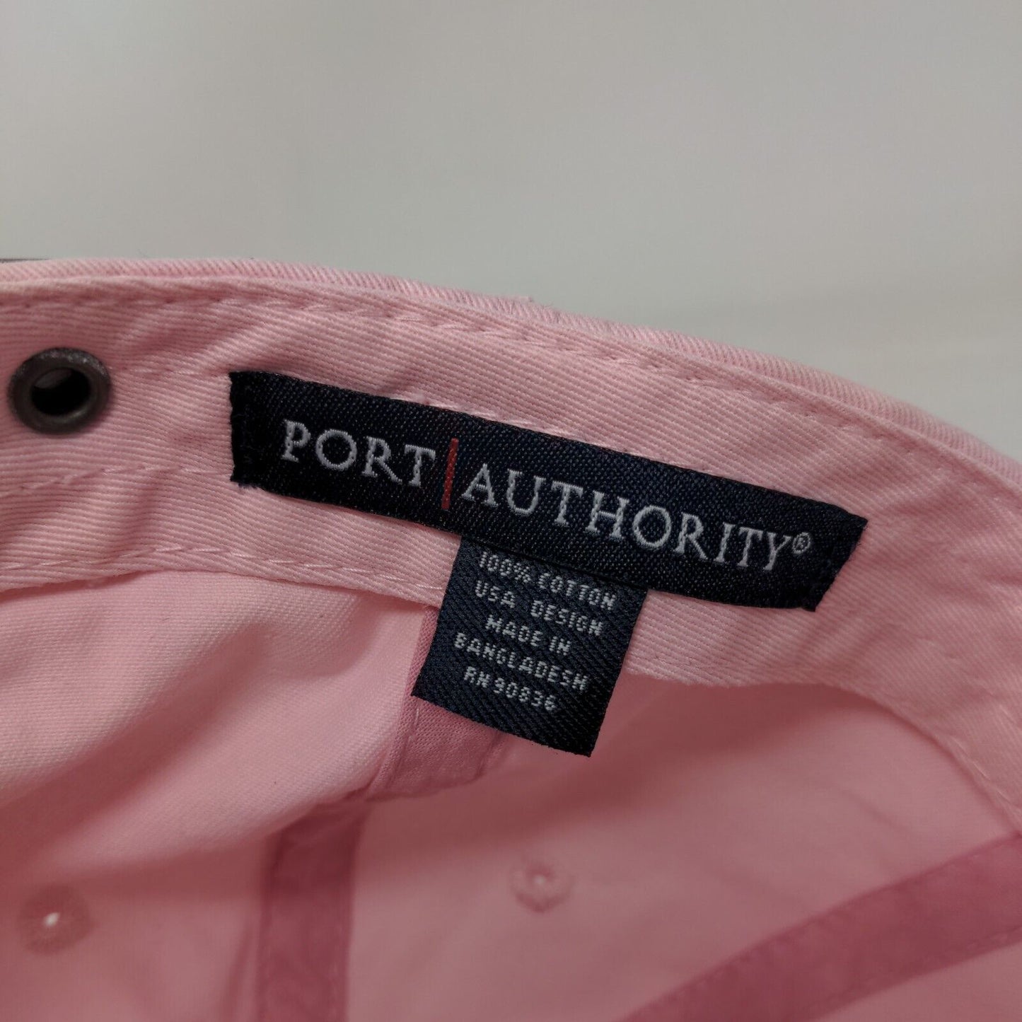 Regions Slideback Hat Pink One Size Adjustable Embroidered Port Authority Cotton