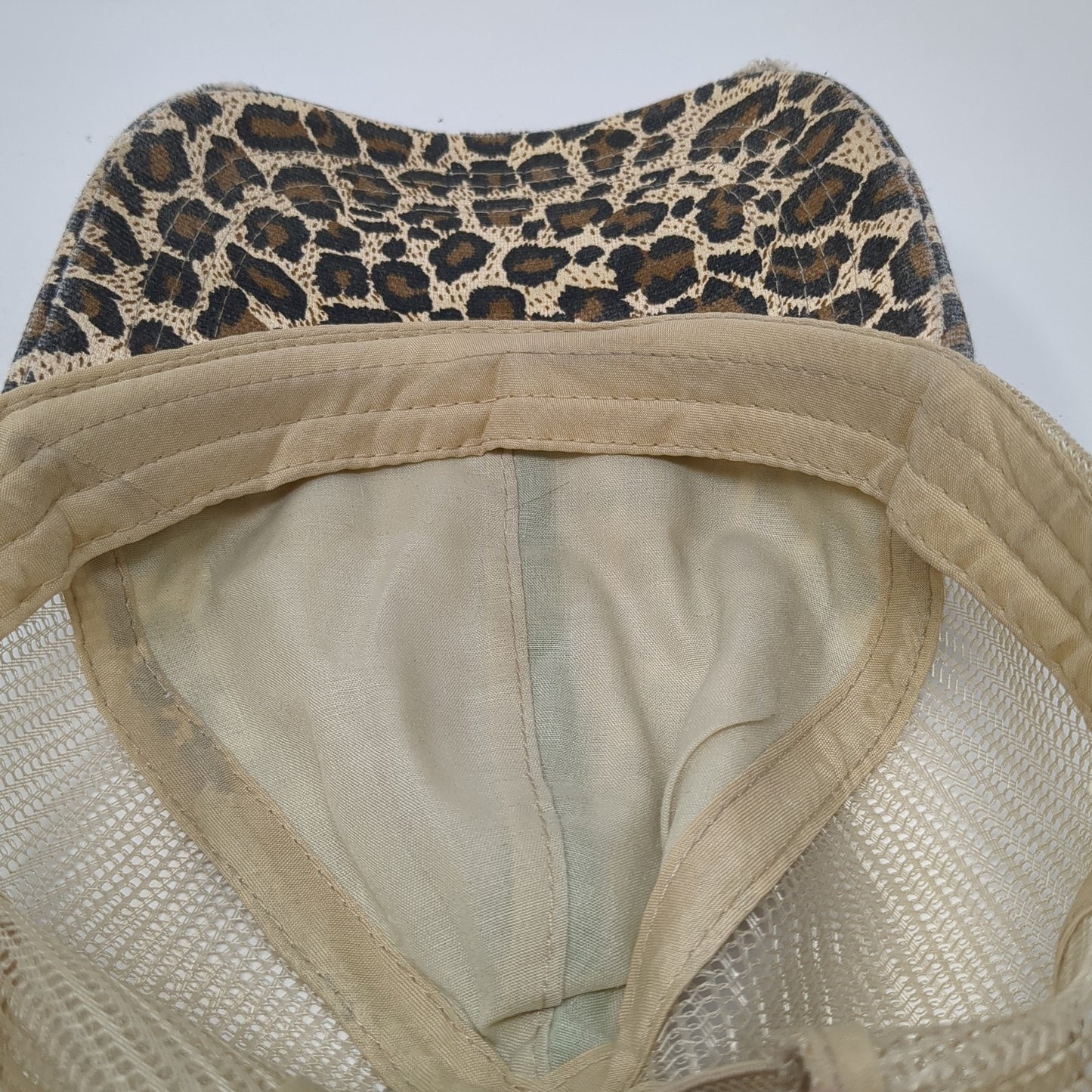 Unbranded Strapback Trucker Hat Multi One Size Animal Print Ponytail