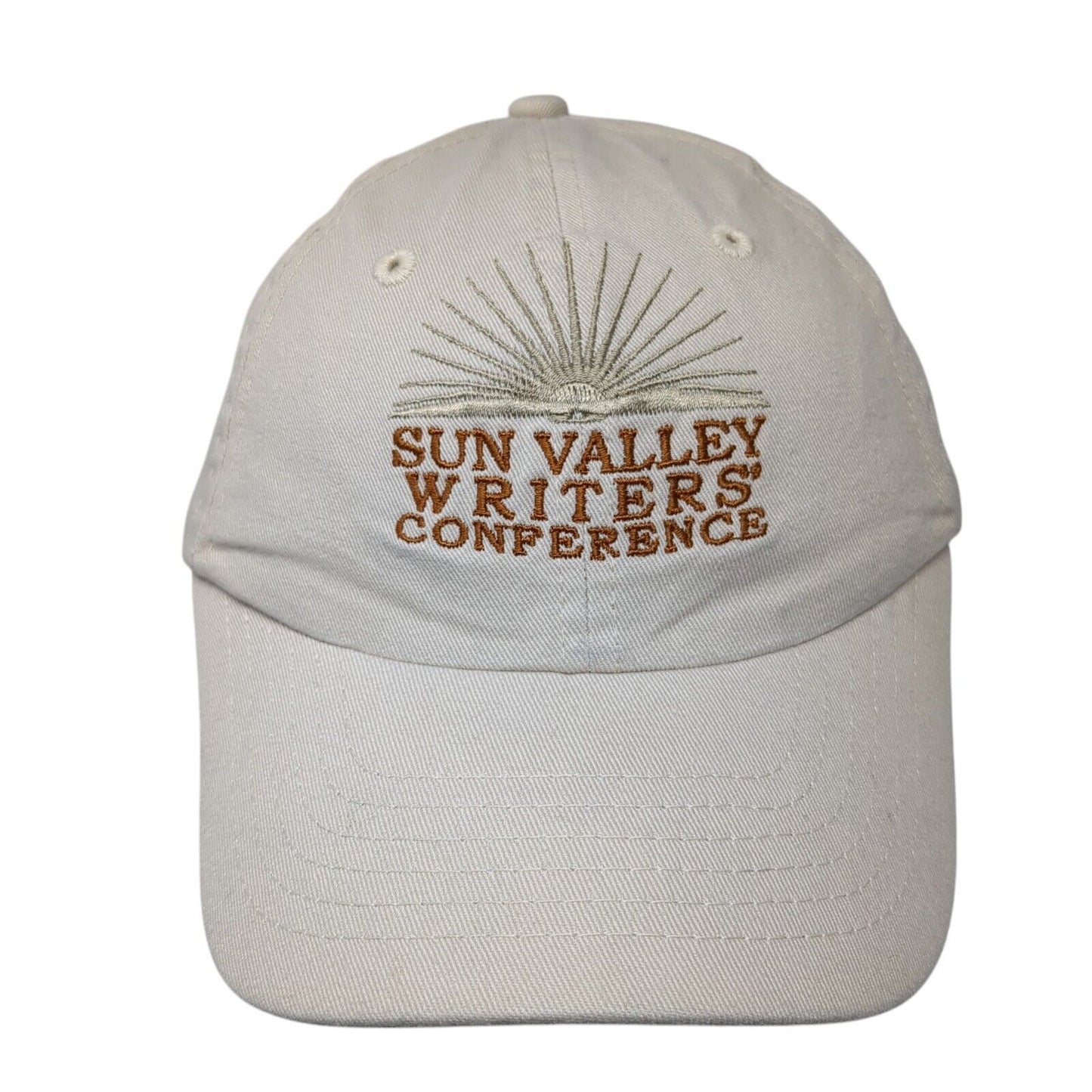Sun Valley Writers Conference Women's Slideback Hat Tan Small OS Embroidered