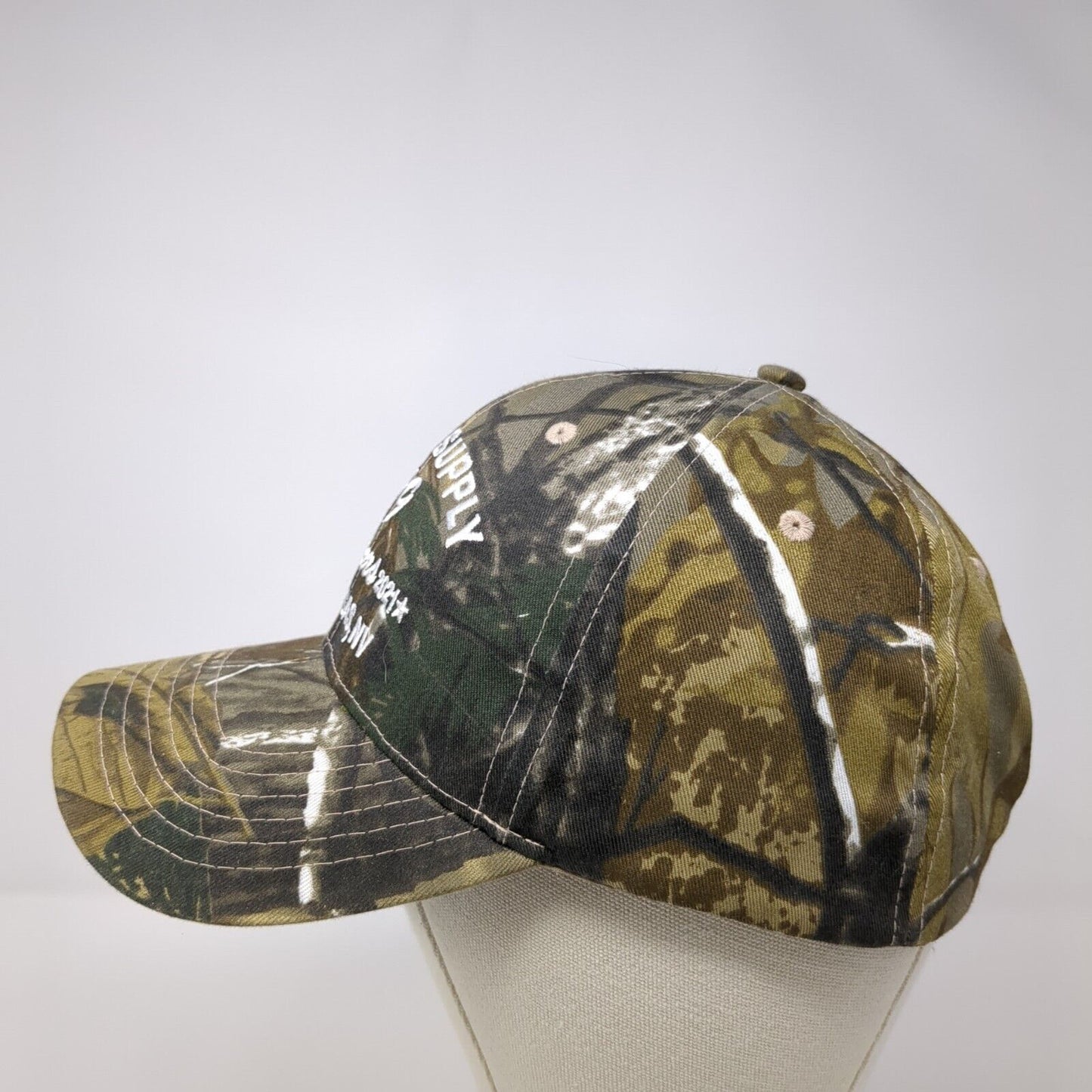 Nedco Supply 39 Years Las Vegas NV Slideback Hat Camouflage OS Patriotic 6 Panel