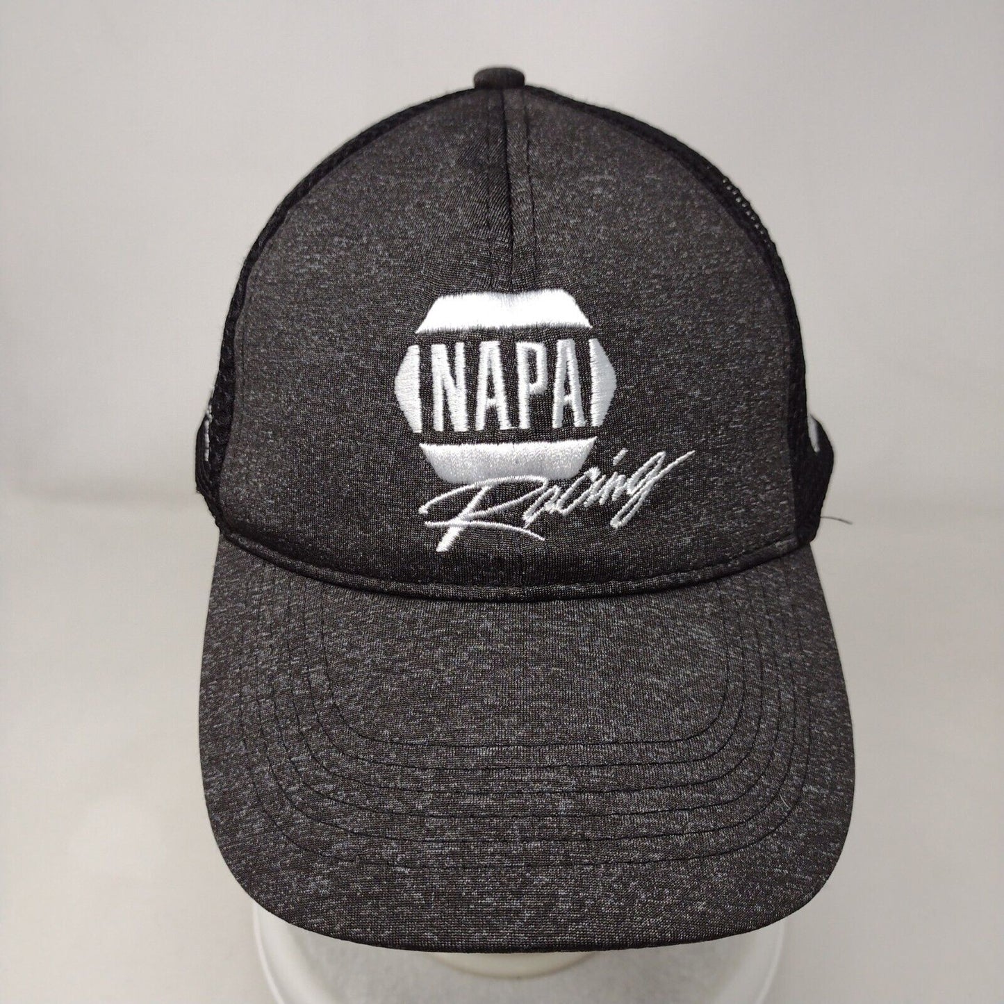 NAPA Racing Strapback Mesh Back Hat Black Embroidered Logo Hendrick Motorsports