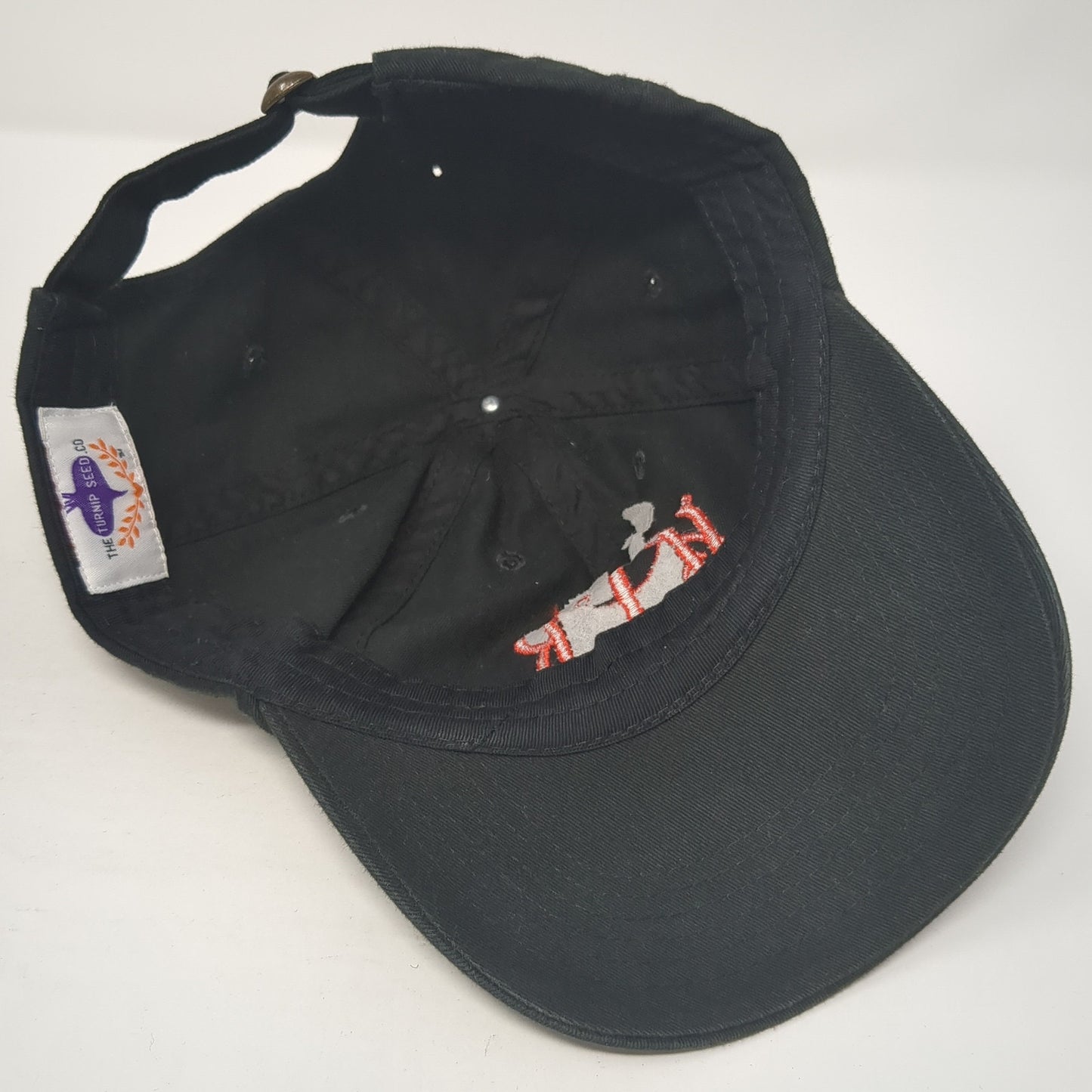 The Turnip Seed Co Slideback Hat Black One Size Embroidered Monogram