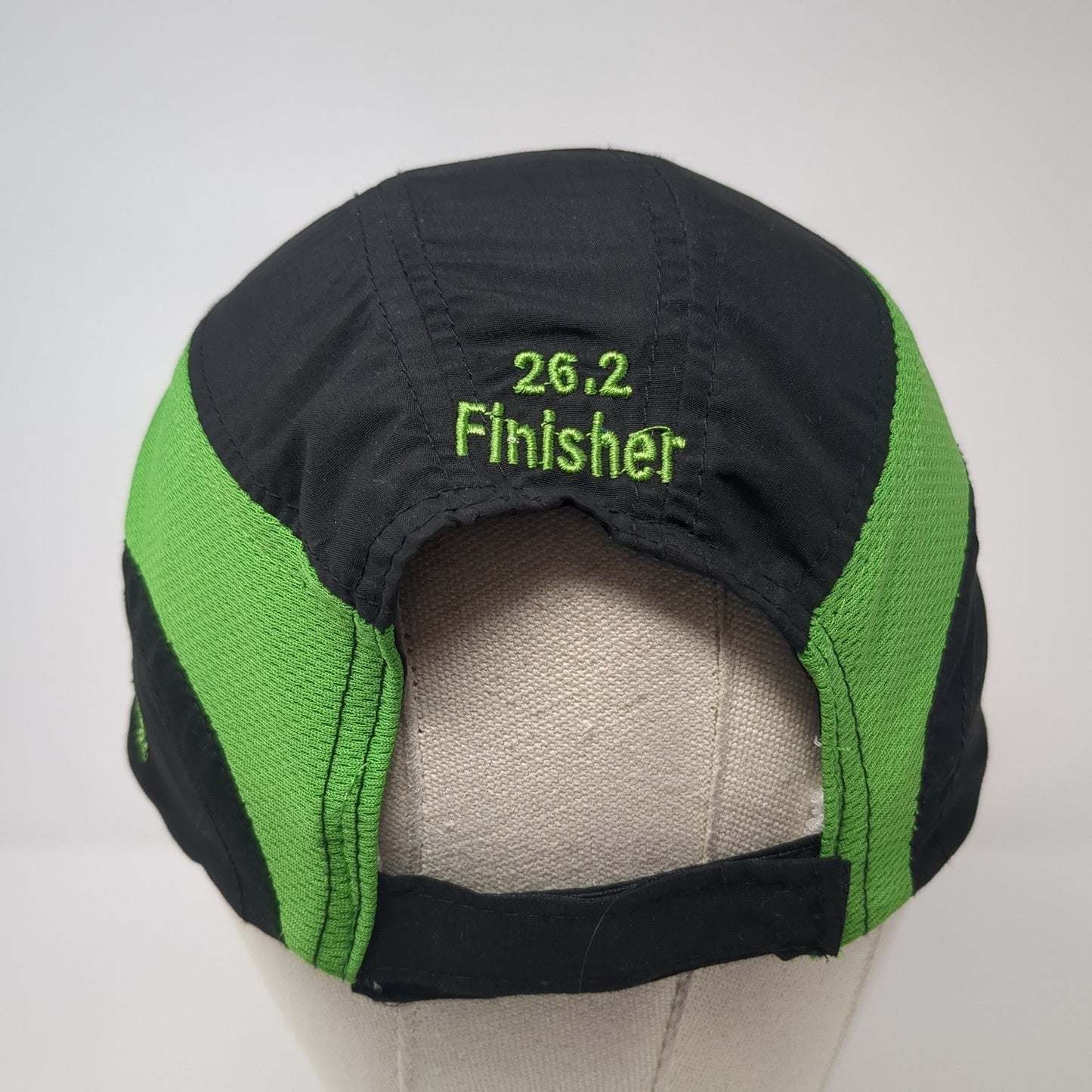 Shamrock Marathon Strapback Hat Black One Size Adjustable 26.2 Finisher