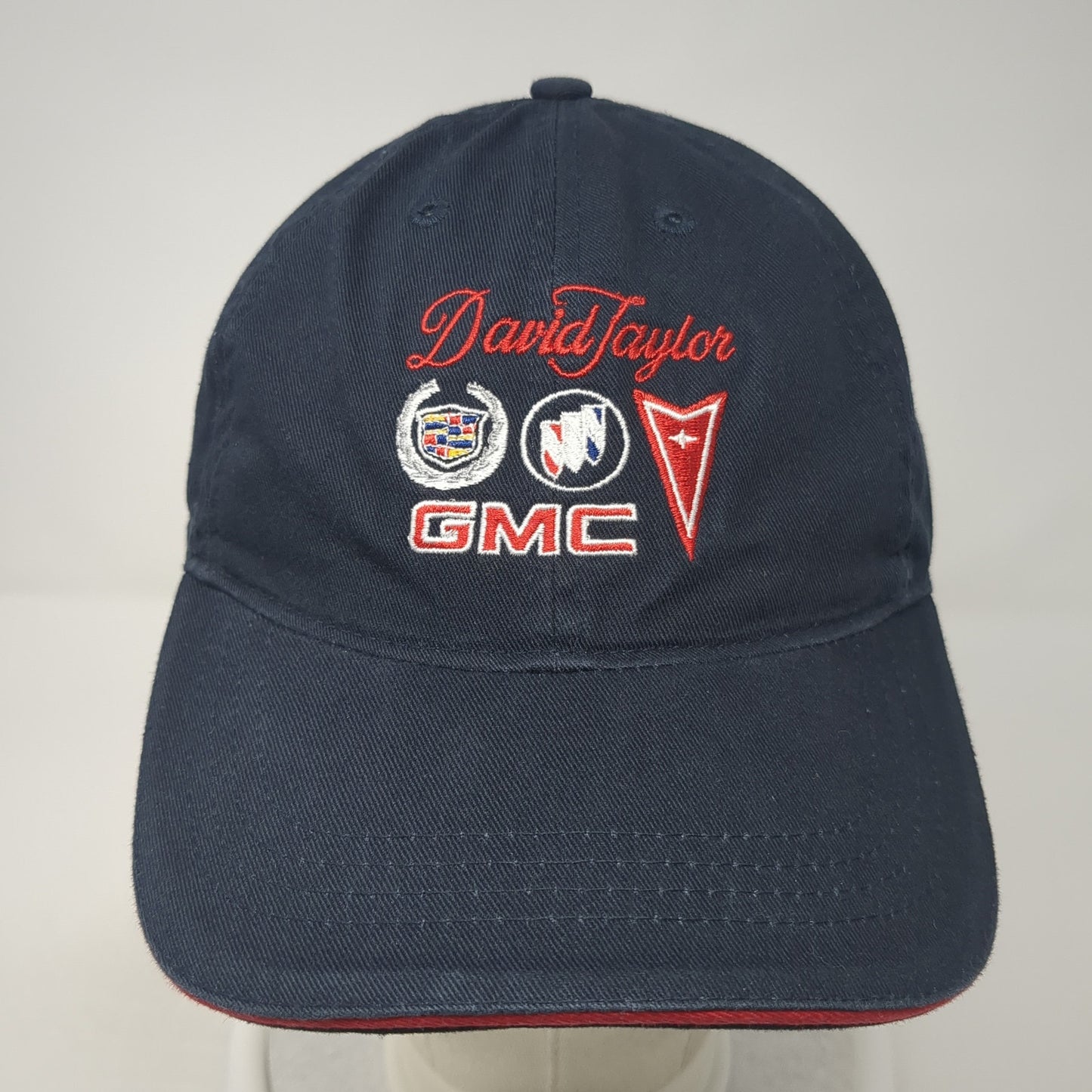 David Taylor GMC Slideback Hat Blue One Size Adjustable Embroidered
