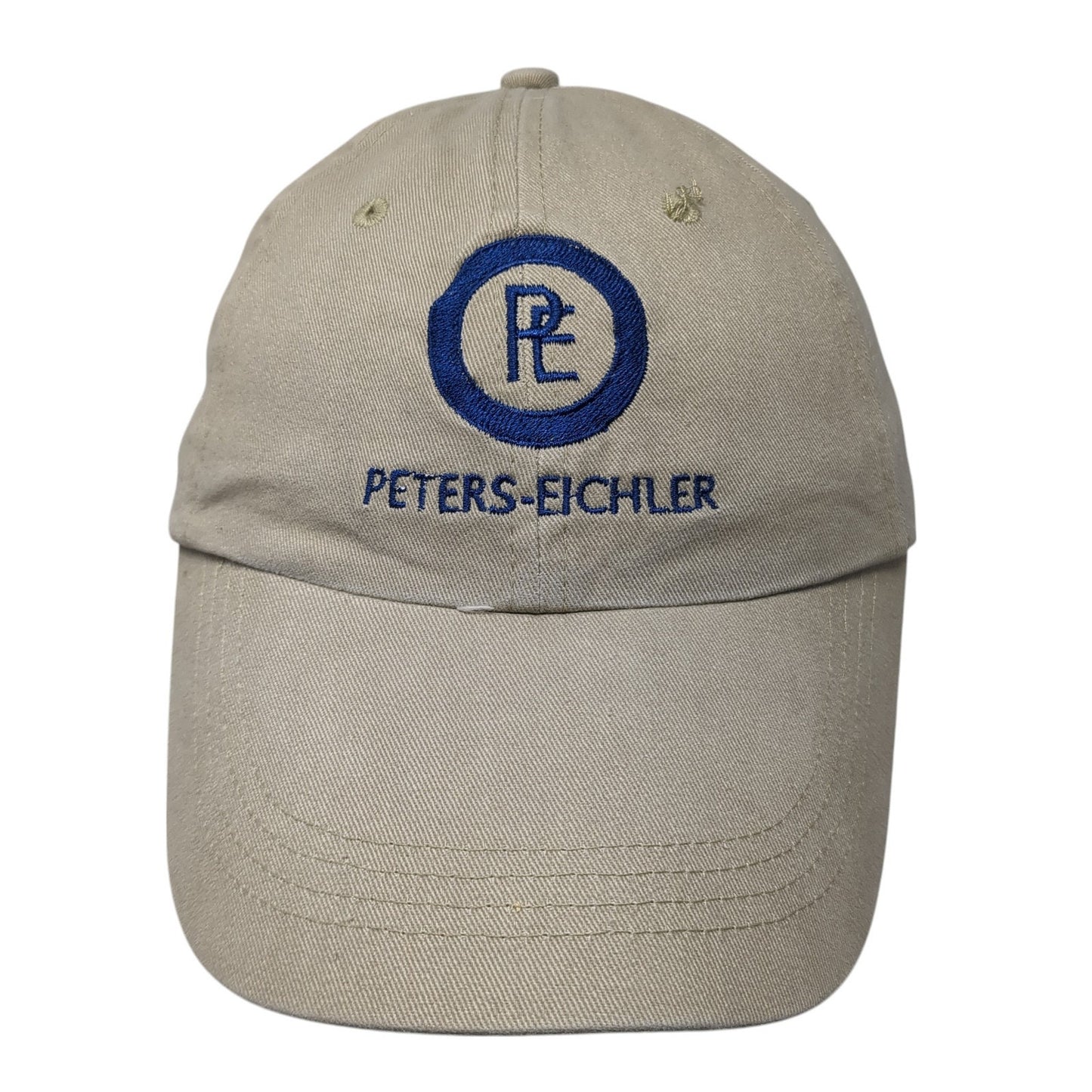 Peters-Eichler Slideback Hat Brown One Size Adjustable Embroidered Anvil