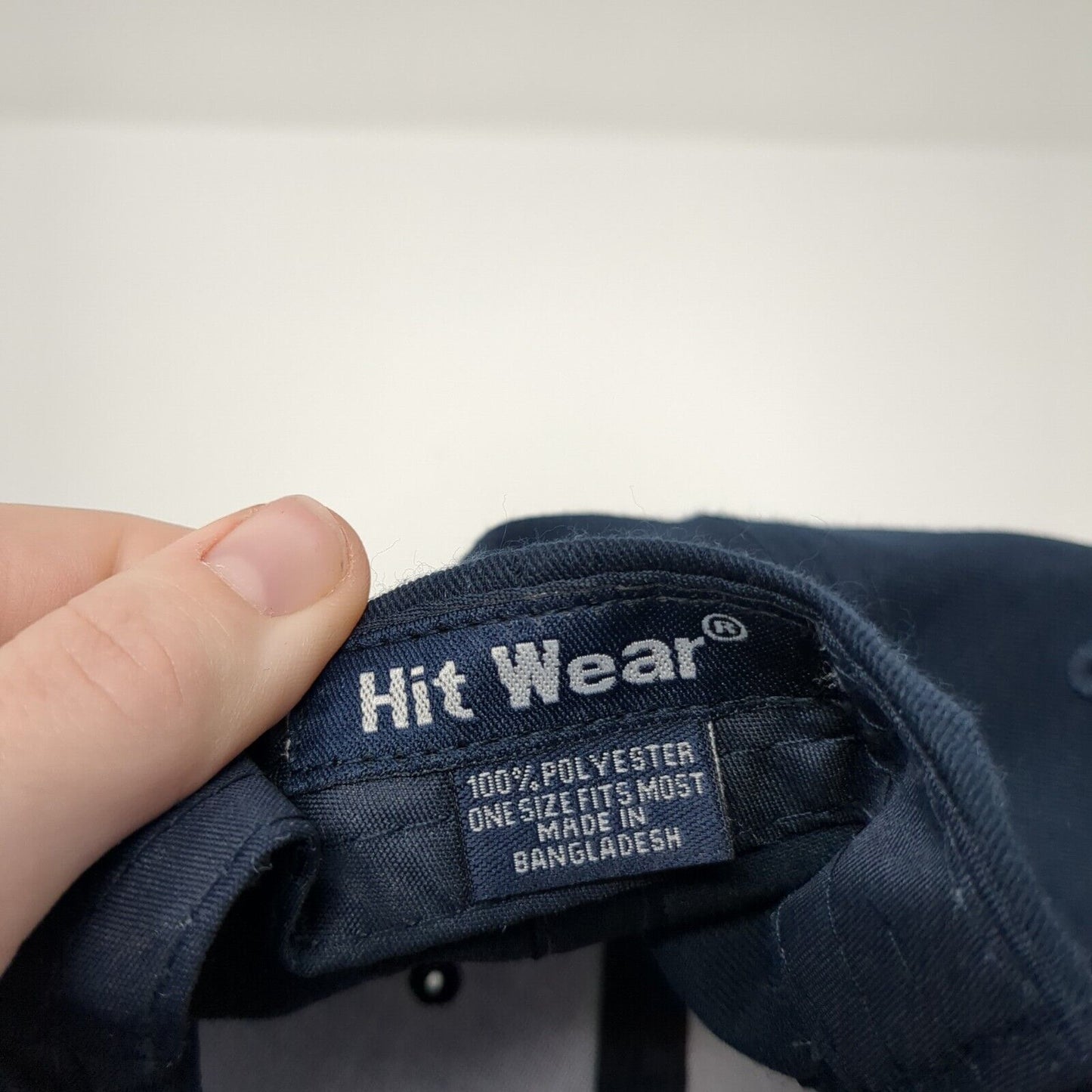 USA Blue Book Strapback Hat Blue One Size Embroidered 6 Panel Hit Wear