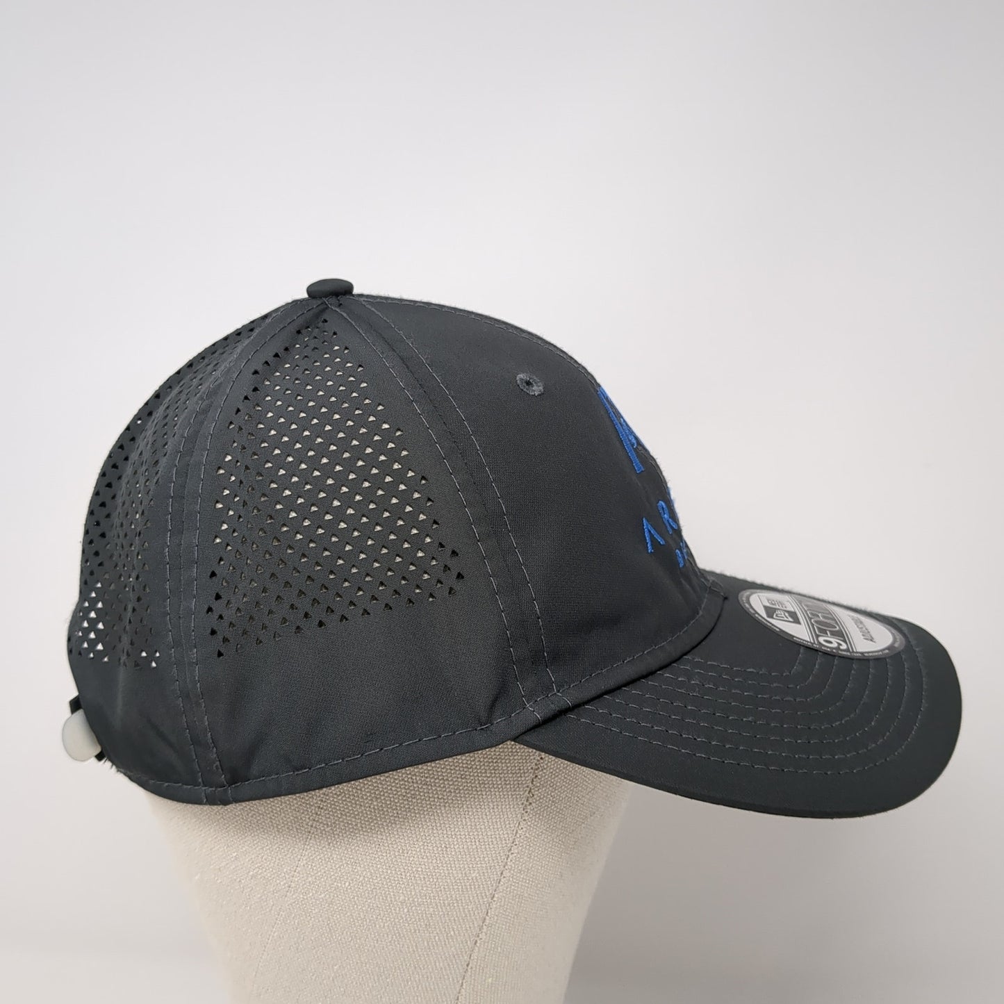 Arete Designs Strapback Hat Gray One Size Adjustable Laser Cut New Era