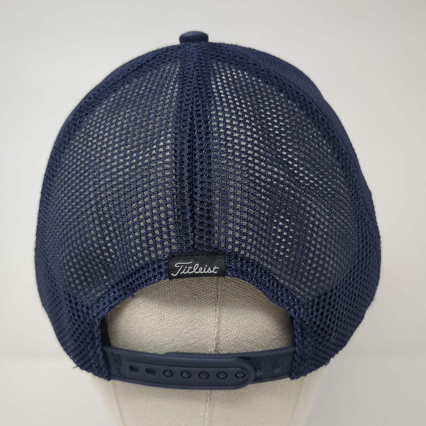 Titleist Snapback Mesh Back Trucker Hat Blue One Size Solid Sun Valley